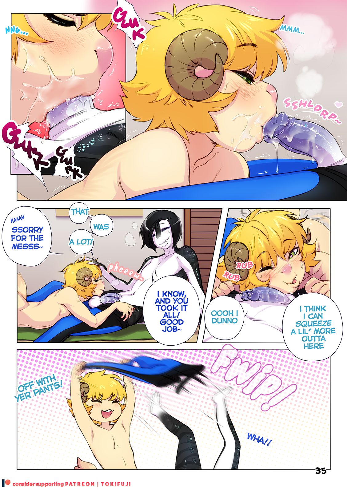 Under Wraps [Tokifuji] 1 . Under Wraps - Chapter 1 [Tokifuji] – page 35