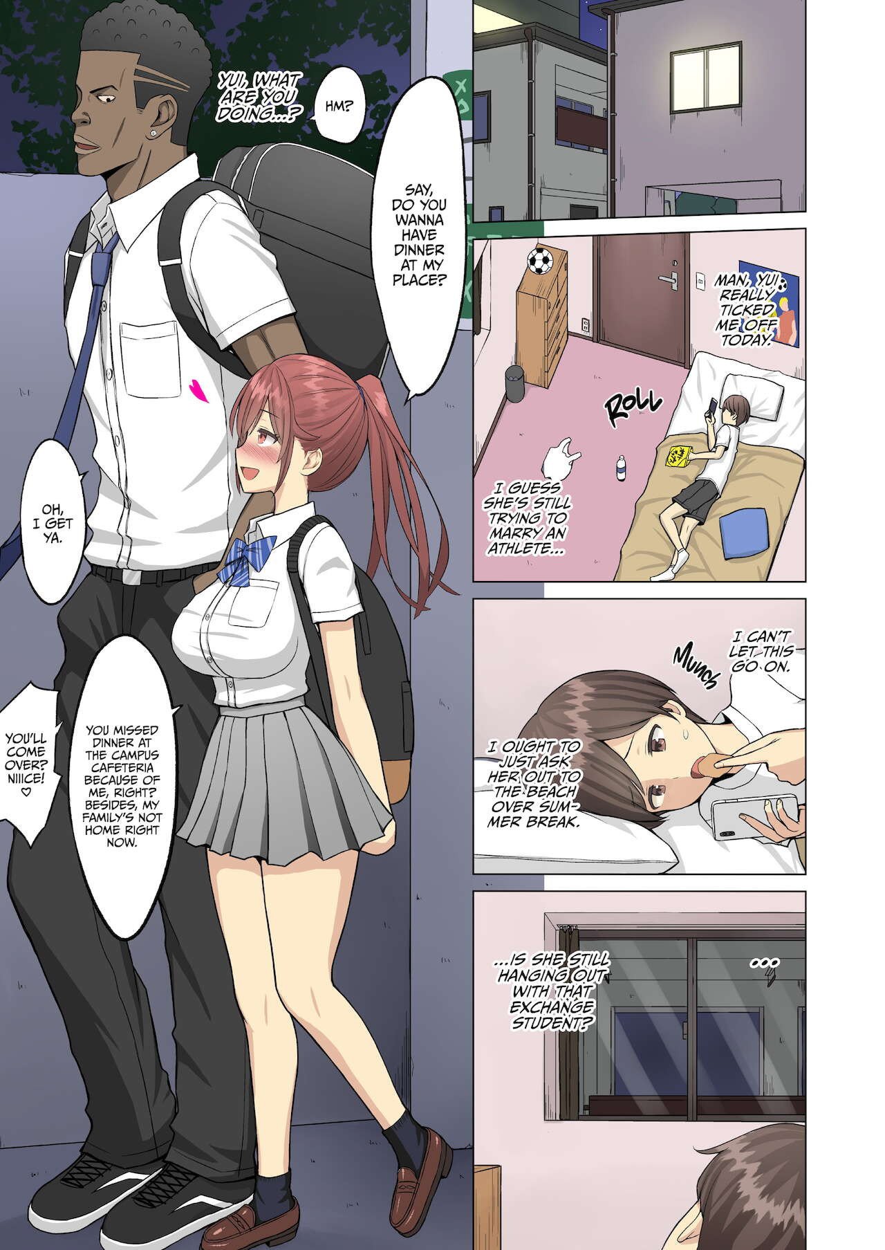 But I Loved Her… Summer Chapter: My Cheerleader Friend Got Taken by a Foreign Student [Neginegio] 1 . But I Loved Her... Summer Chapter: My Cheerleader Friend Got Taken by a Foreign Student  - Chapter 1 [Neginegio] – page 9
