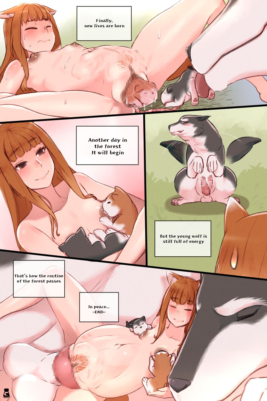 Horseshoe and Wolf (Spice and Wolf) [Mr.takealook] 2 . Color of Forest and Wolf - Chapter 2 (Spice and Wolf) [Mr.takealook] – page 5