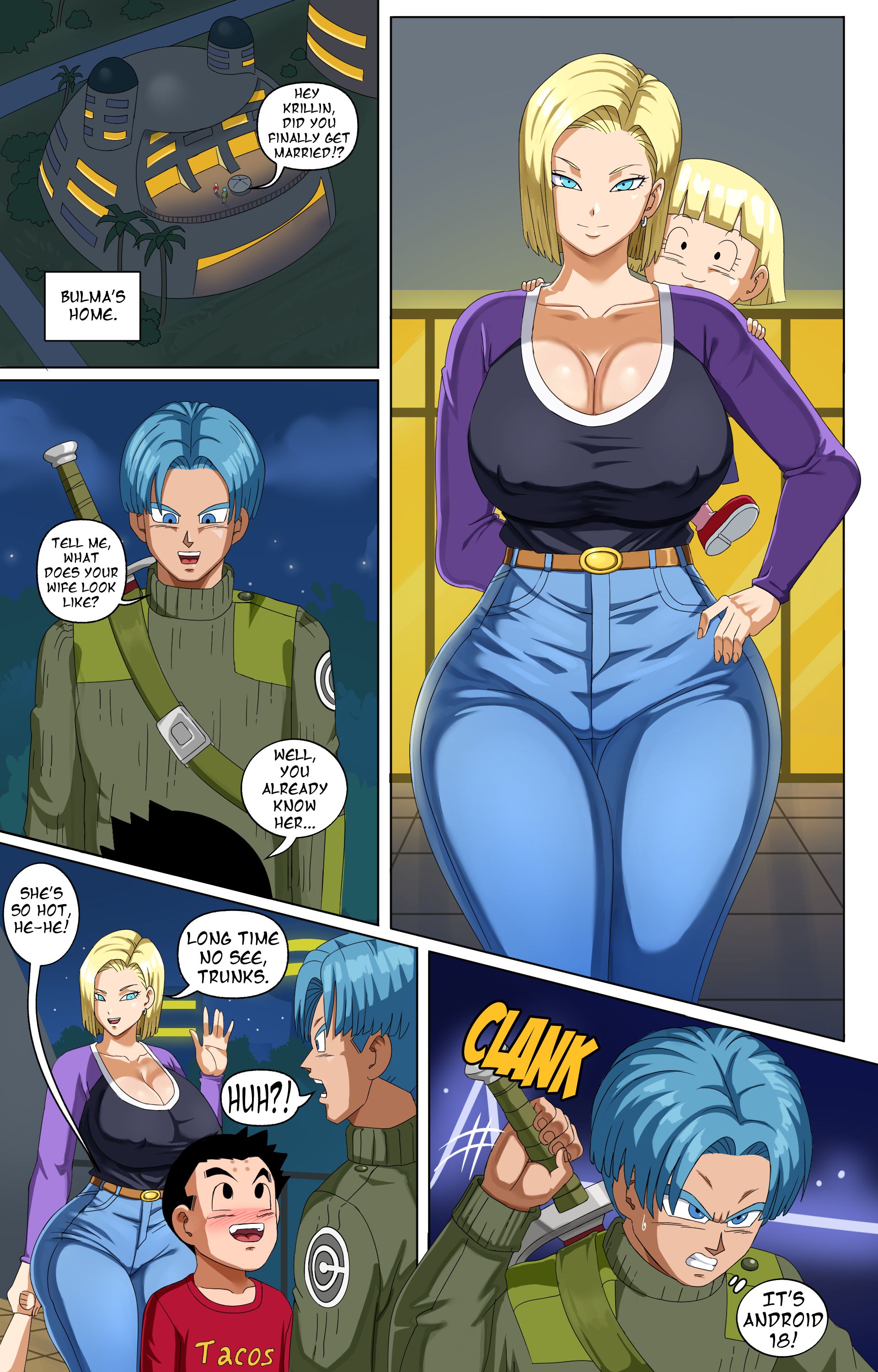 Meeting Android 18 Yet Again (Dragon Ball Super) [PinkPawg] 1 . Android 18 and Trunks - Chapter 1 (Dragon Ball Z) [PinkPawg] – page 2