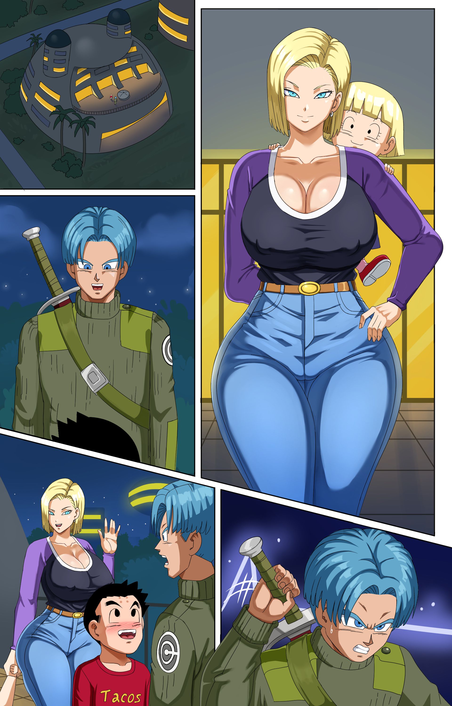 Meeting Android 18 Yet Again (Dragon Ball Super) [PinkPawg] 1 . Android 18 and Trunks - Chapter 1 (Dragon Ball Z) [PinkPawg] – page 25
