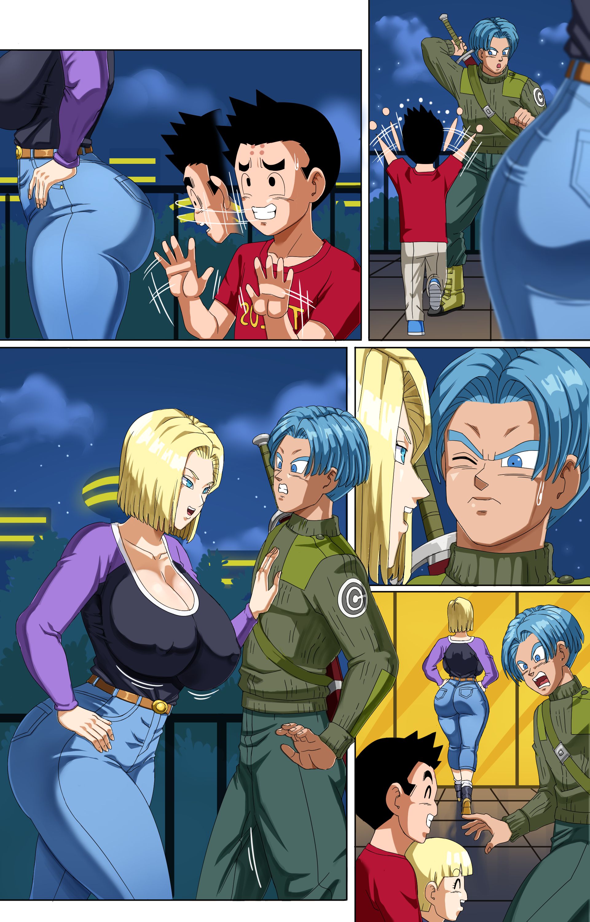 Meeting Android 18 Yet Again (Dragon Ball Super) [PinkPawg] 1 . Android 18 and Trunks - Chapter 1 (Dragon Ball Z) [PinkPawg] – page 26
