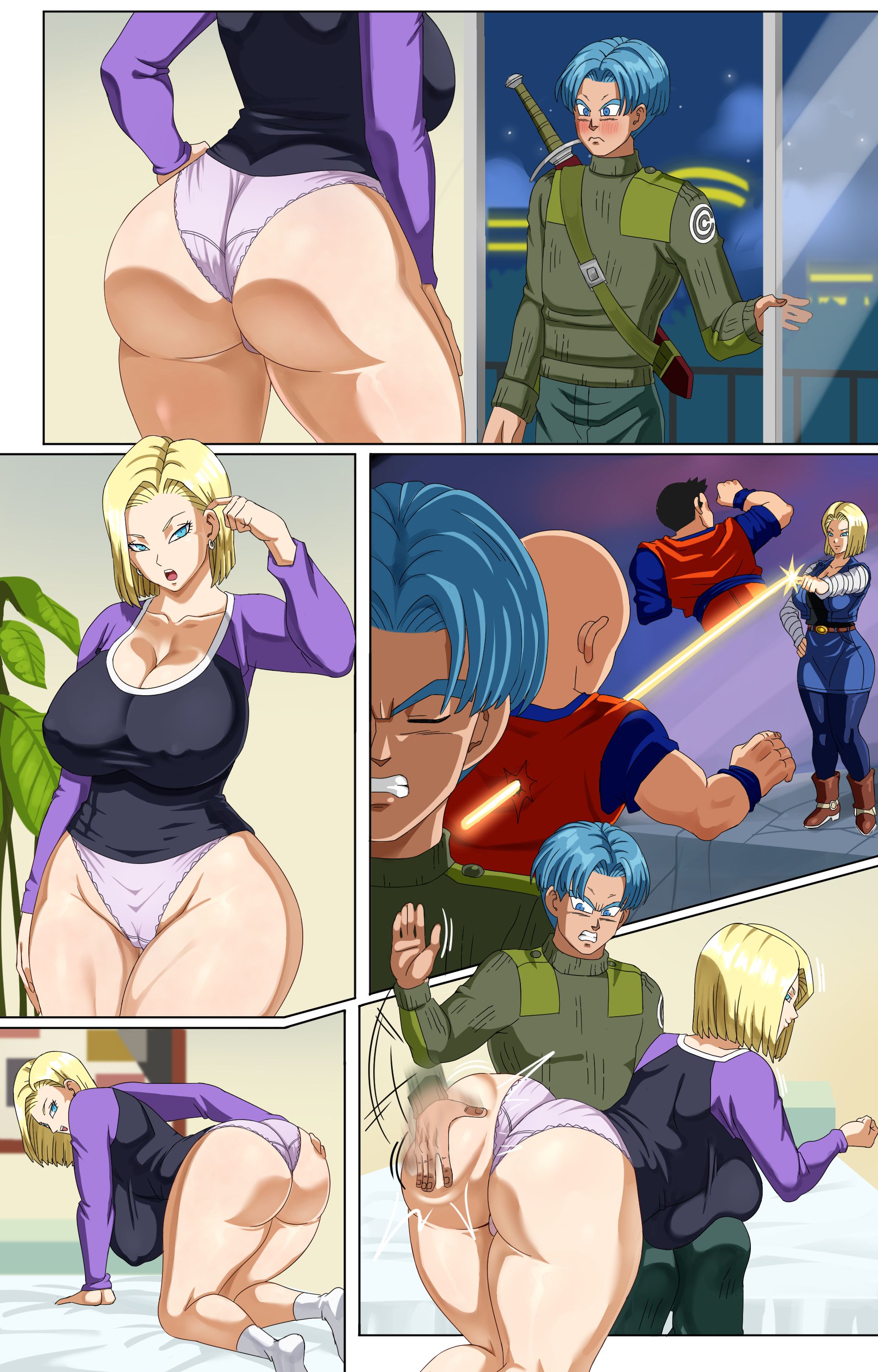 Meeting Android 18 Yet Again (Dragon Ball Super) [PinkPawg] 1 . Android 18 and Trunks - Chapter 1 (Dragon Ball Z) [PinkPawg] – page 27
