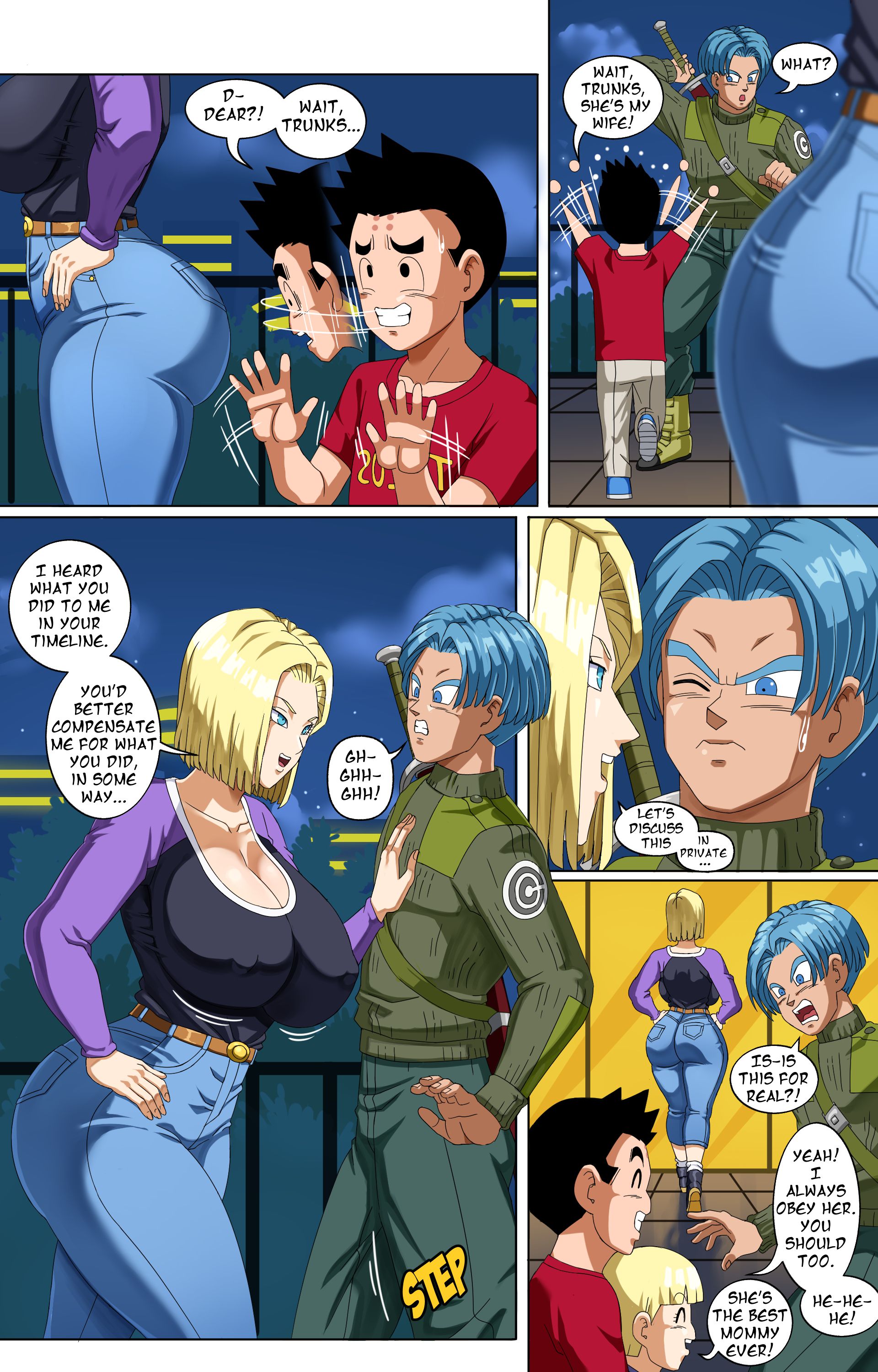 Meeting Android 18 Yet Again (Dragon Ball Super) [PinkPawg] 1 . Android 18 and Trunks - Chapter 1 (Dragon Ball Z) [PinkPawg] – page 3