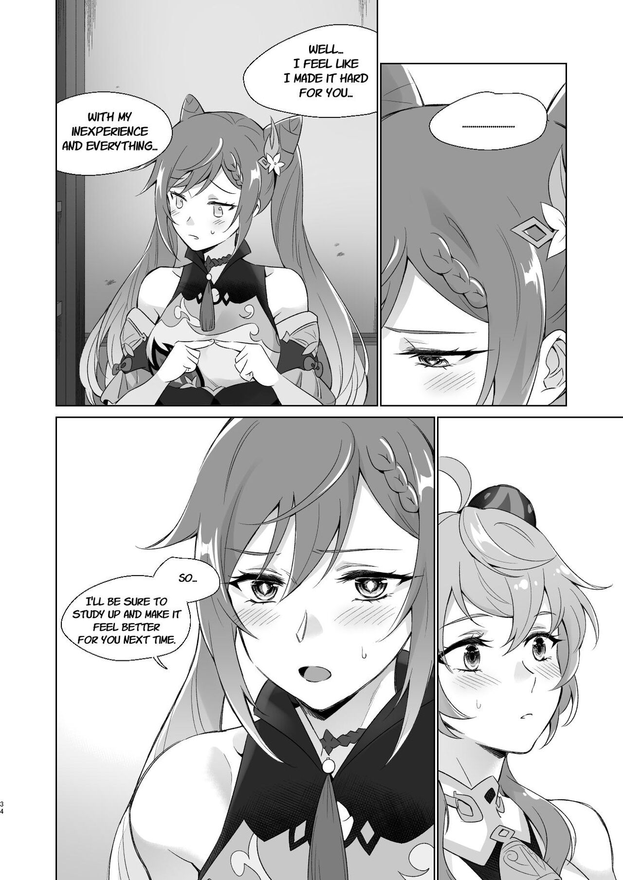 Sleep with me, Ganyu (Genshin Impact) [Negom] 1 . Sleep with me, Ganyu - Chapter 1 (Genshin Impact) [Negom] – page 33