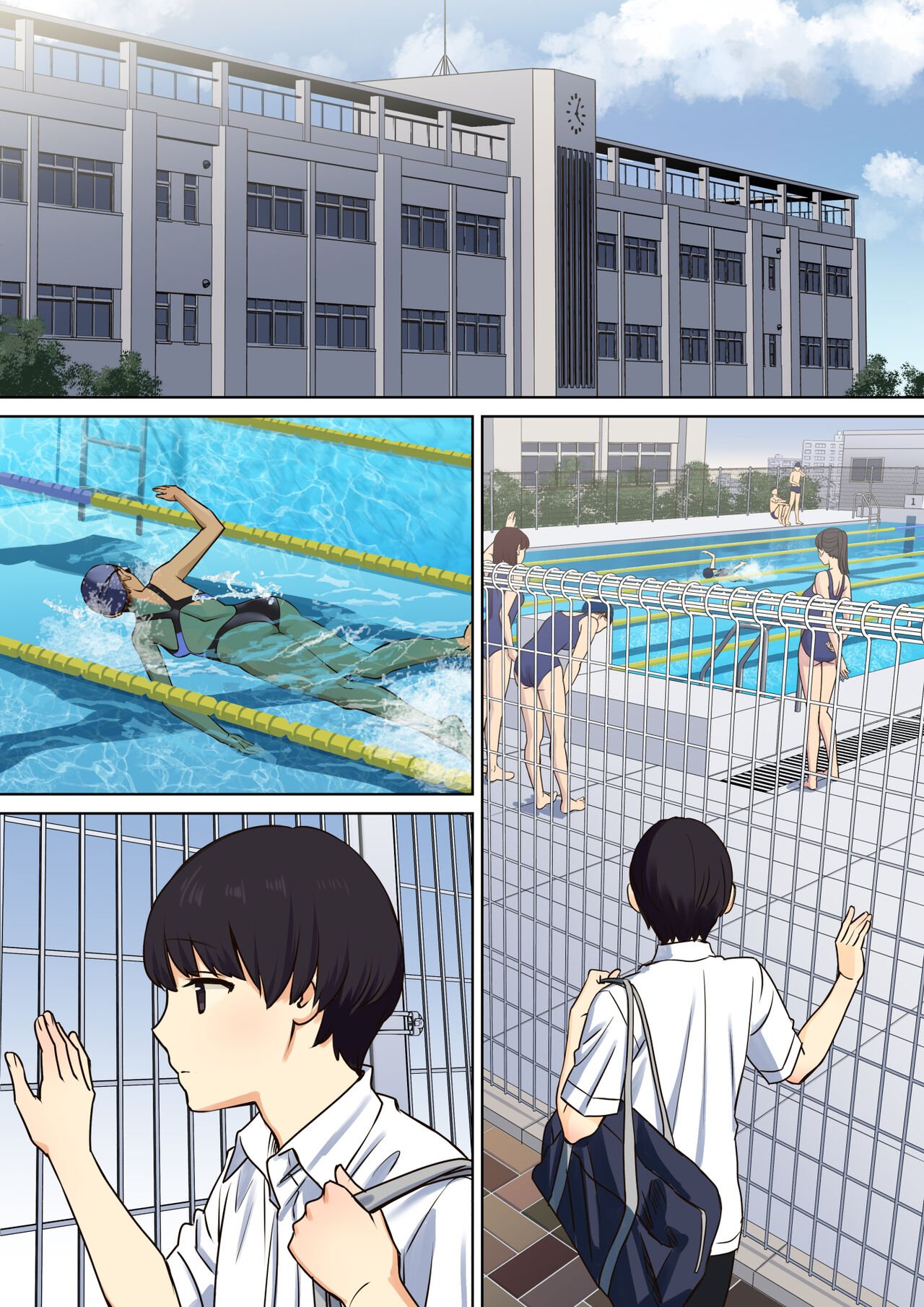 A Story about a Boy Getting His Virginity Stolen by His (Girl) Friend’s Mom [Oshima Aki] 1 . A Story about a Boy Getting His Virginity Stolen by His (Girl) Friend's Mom - Chapter 1 [Oshima Aki] – page 3