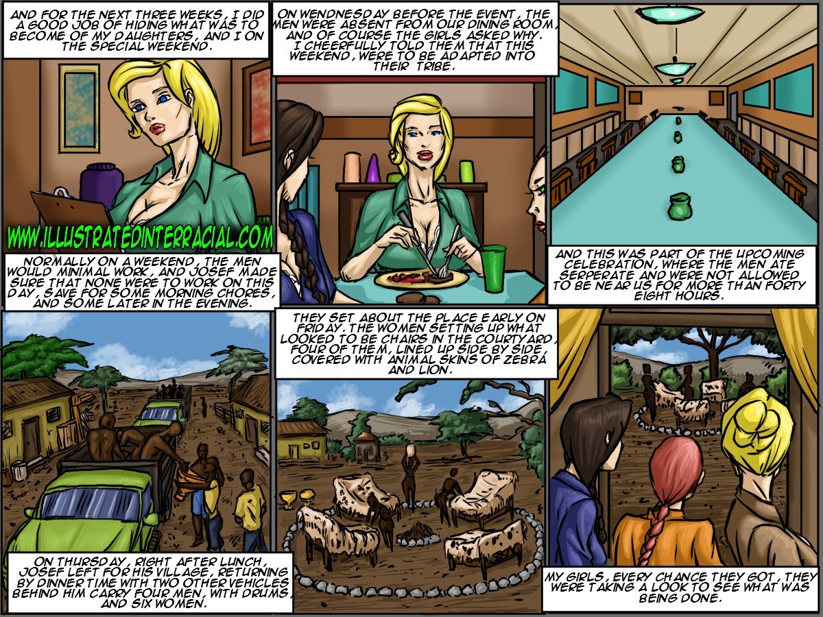 Adoption of my daughters and I into the tribe [IllustratedInterracial] 1 . Adoption of my daughters and I into the tribe - Chapter 1 [IllustratedInterracial] – page 16