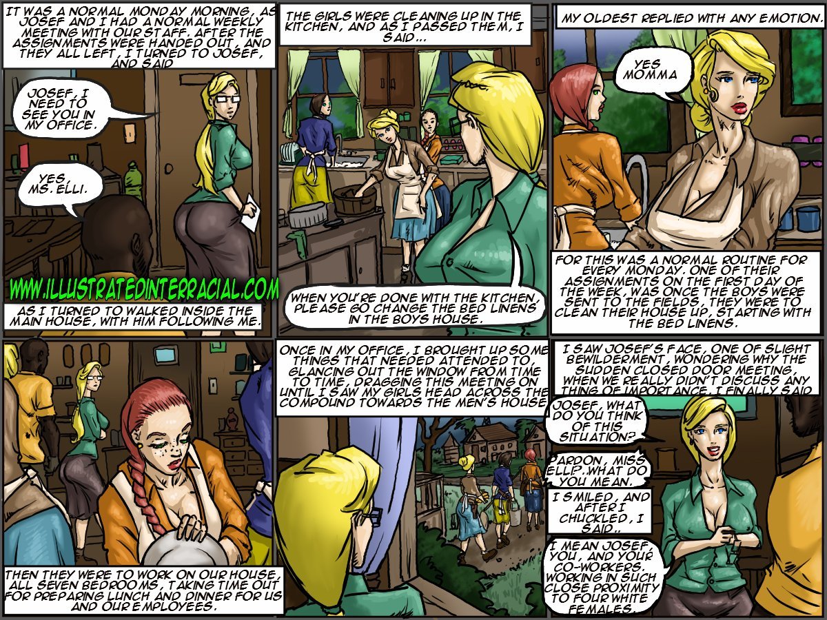 Adoption of my daughters and I into the tribe [IllustratedInterracial] 1 . Adoption of my daughters and I into the tribe - Chapter 1 [IllustratedInterracial] – page 4