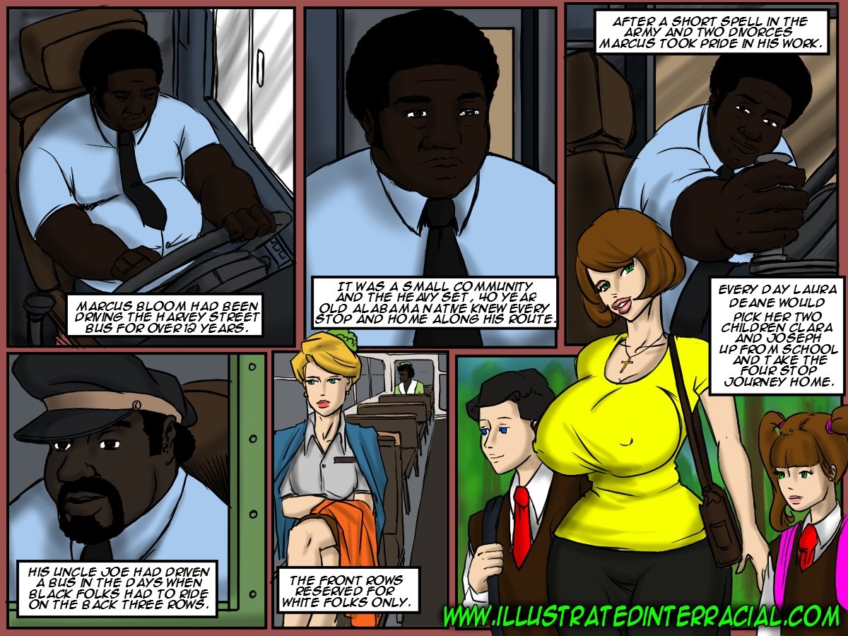 Back of the Bus [IllustratedInterracial] 1 . Back of the Bus  - Chapter 1 [IllustratedInterracial] – page 2