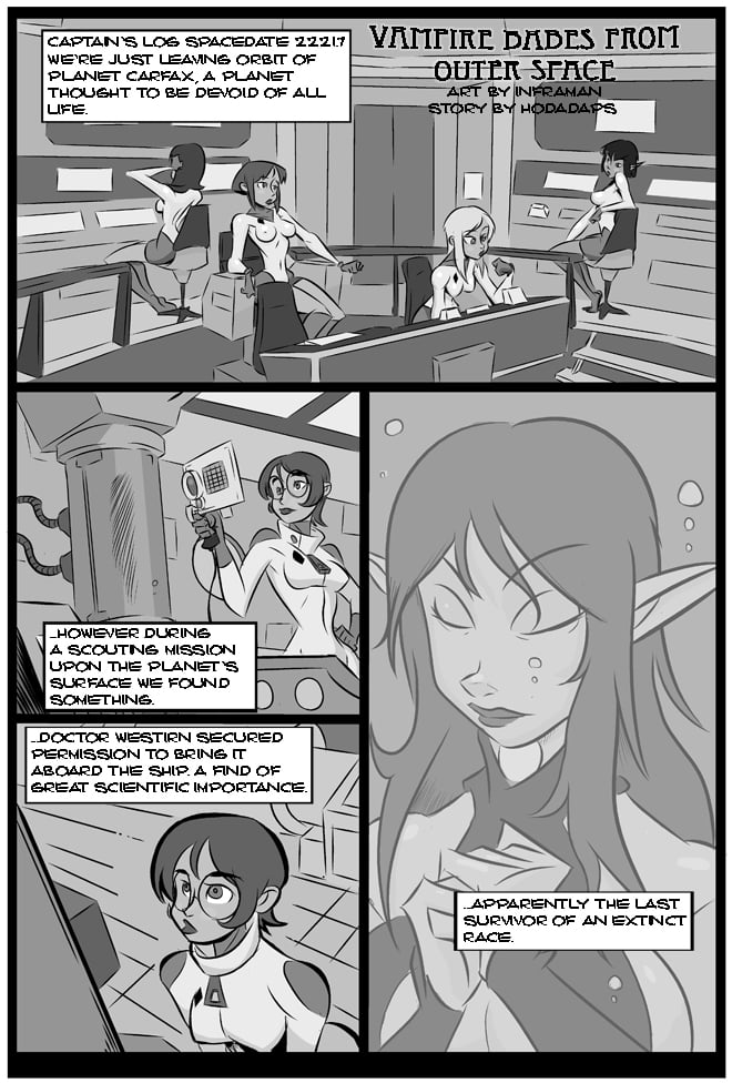 Vampire Babes From Outer Space [Clumzor] 1 . Vampire Babes From Outer Space - Chapter 1 [Clumzor] – page 1