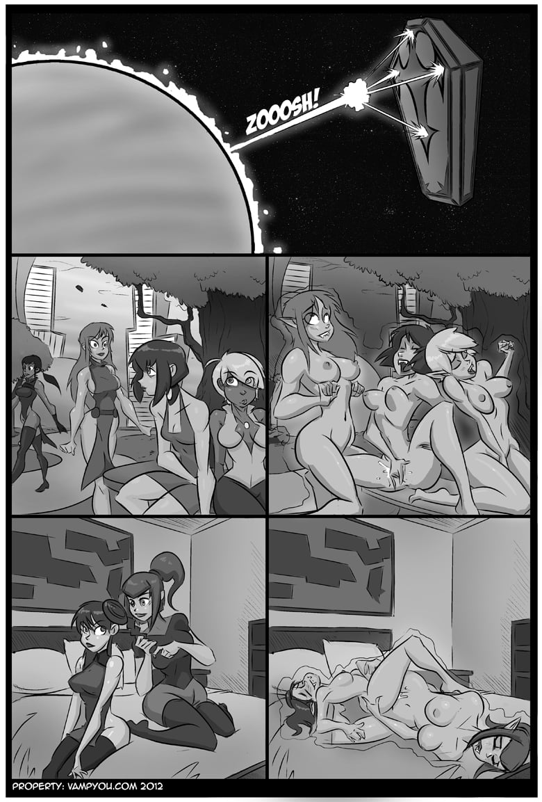 Vampire Babes From Outer Space [Clumzor] 1 . Vampire Babes From Outer Space - Chapter 1 [Clumzor] – page 13