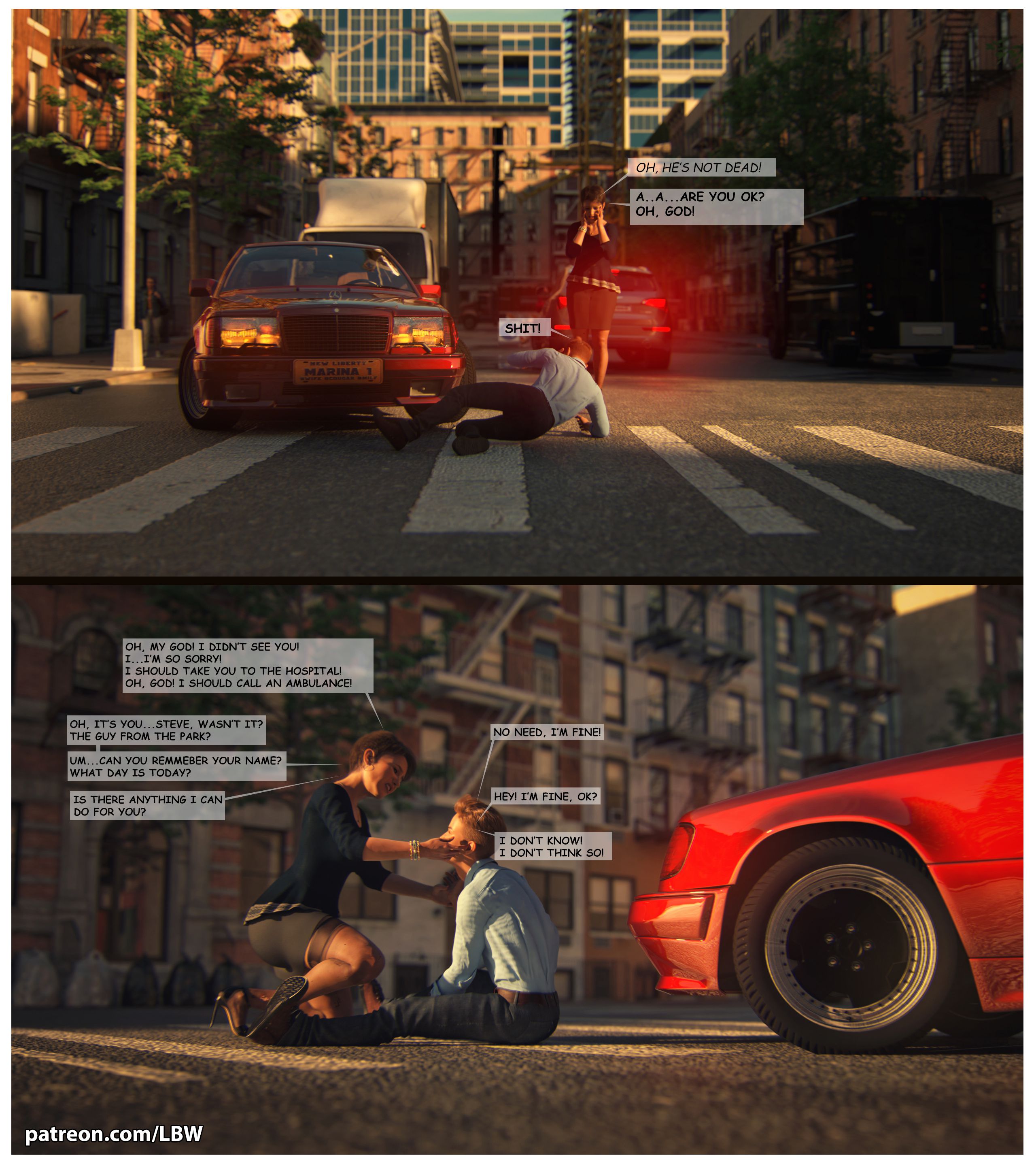 Monday Routine [LBW] 1 . Monday Routine  - Chapter 1 [LBW] – page 12