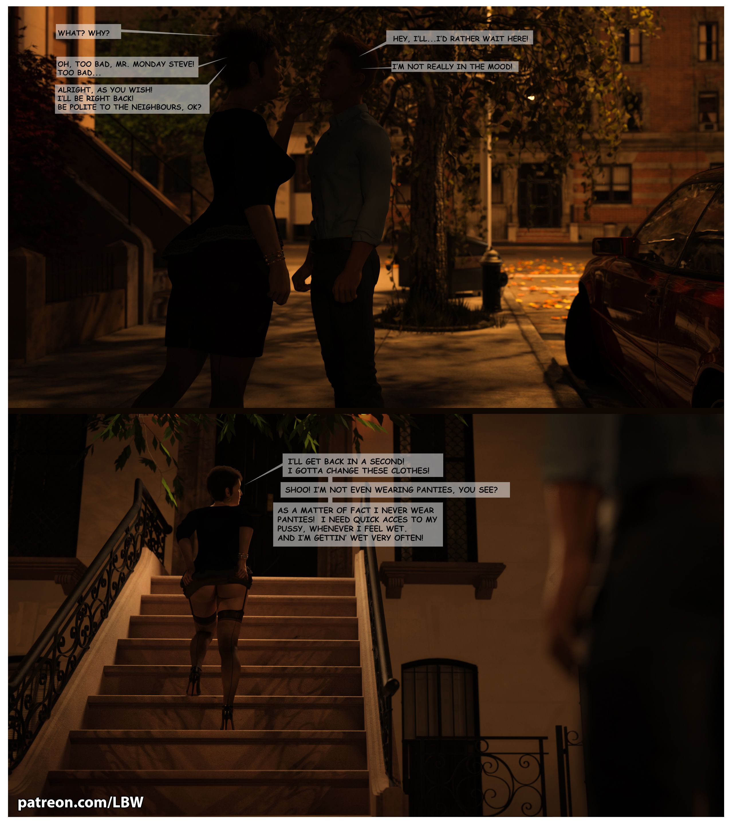 Monday Routine [LBW] 1 . Monday Routine  - Chapter 1 [LBW] – page 24