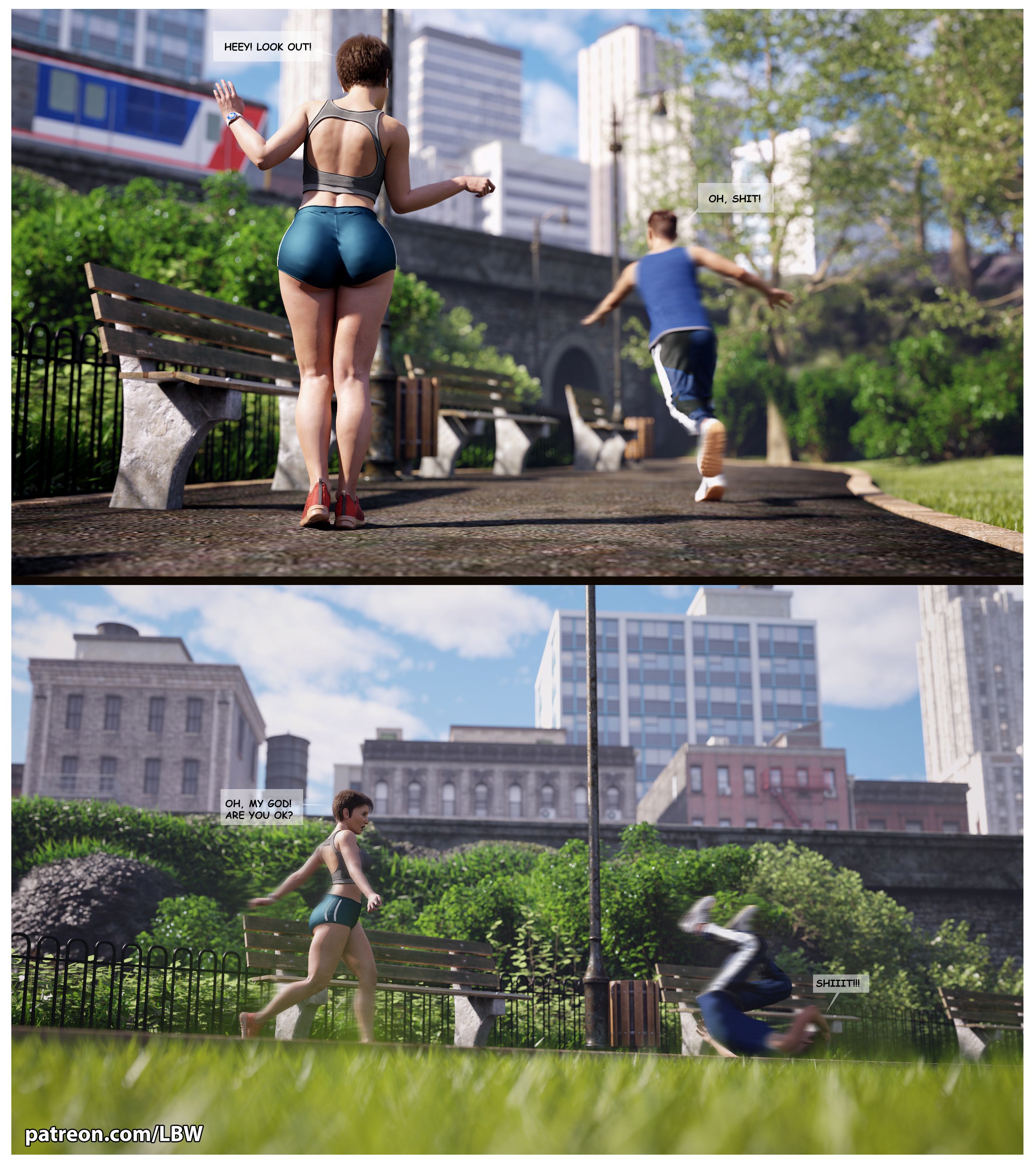 Monday Routine [LBW] 1 . Monday Routine  - Chapter 1 [LBW] – page 3