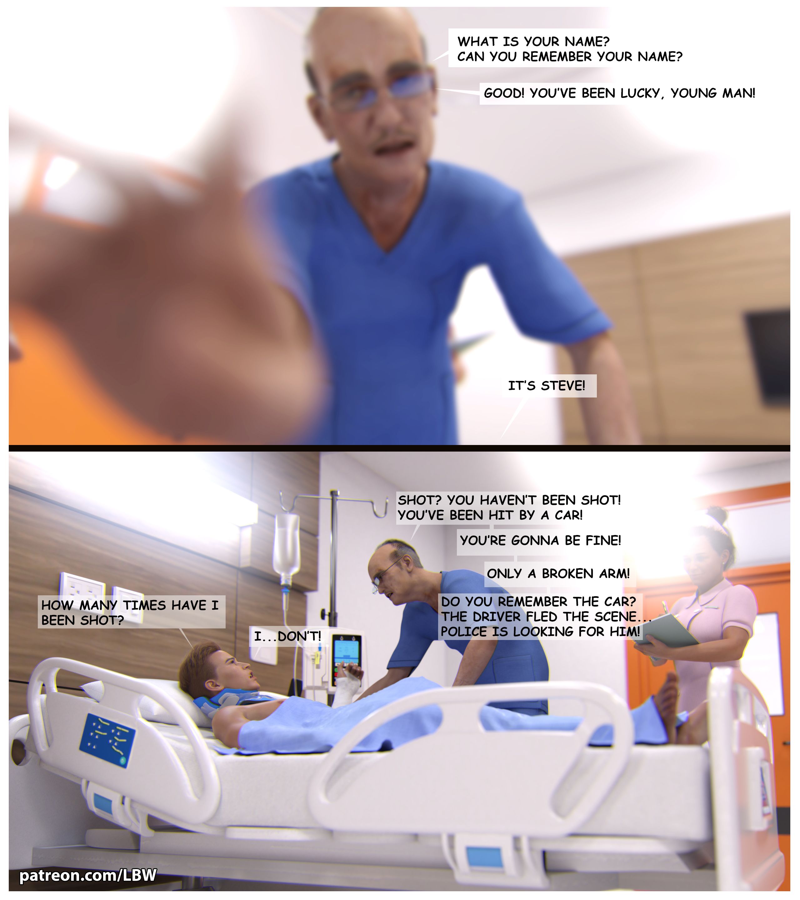 Monday Routine [LBW] 1 . Monday Routine  - Chapter 1 [LBW] – page 45