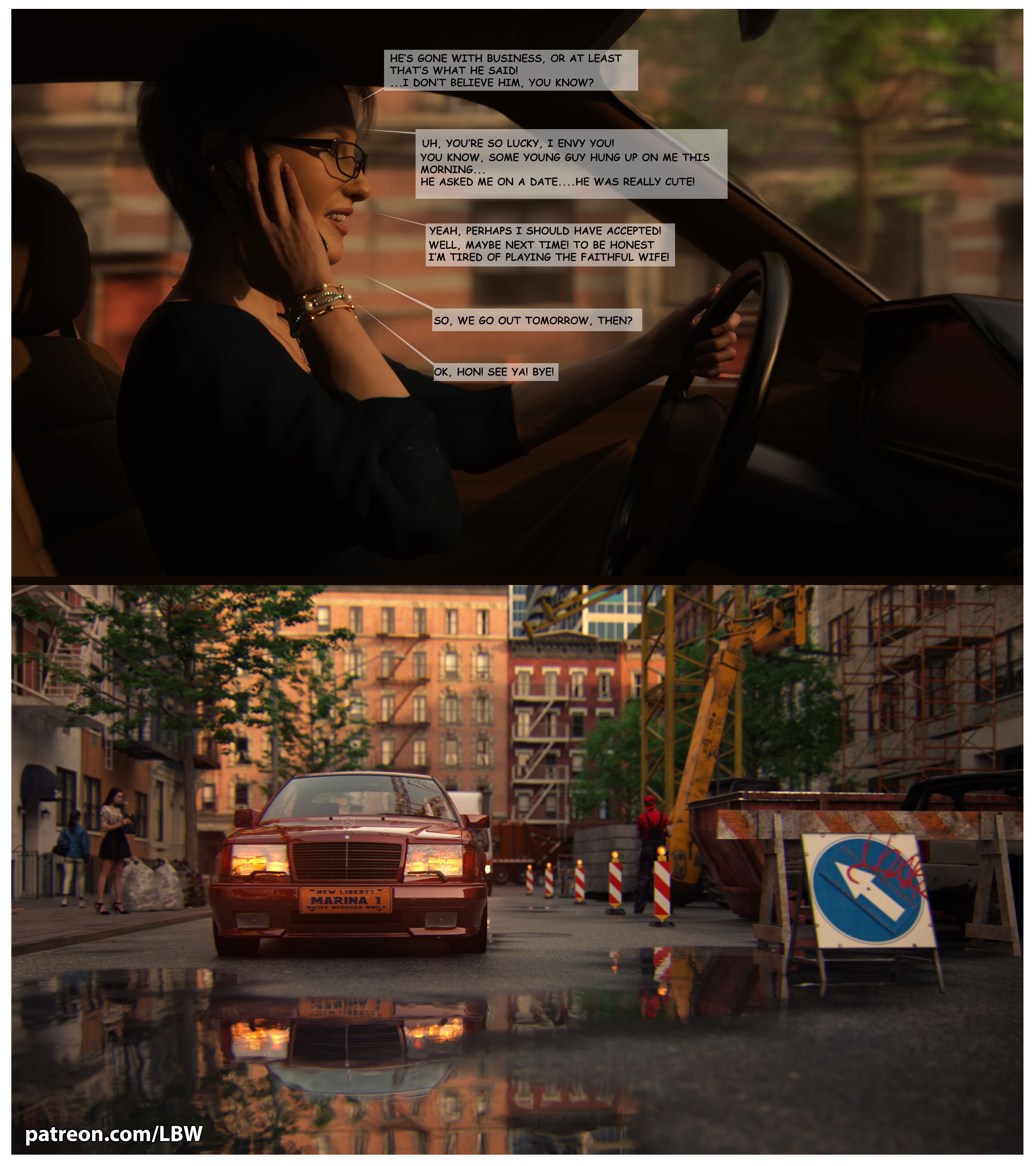 Monday Routine [LBW] 1 . Monday Routine  - Chapter 1 [LBW] – page 8