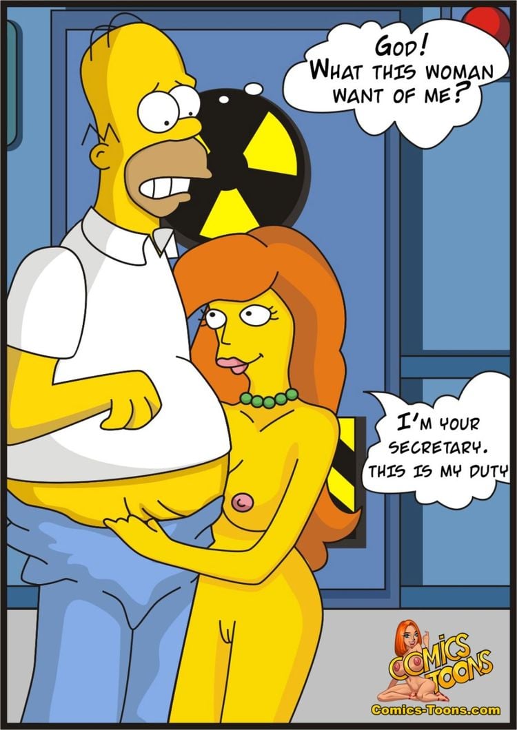 A New Secretary (The Simpsons) [Comics-Toons] 1 . A New Secretary - Chapter 1 (The Simpsons) [Comics-Toons] – page 4