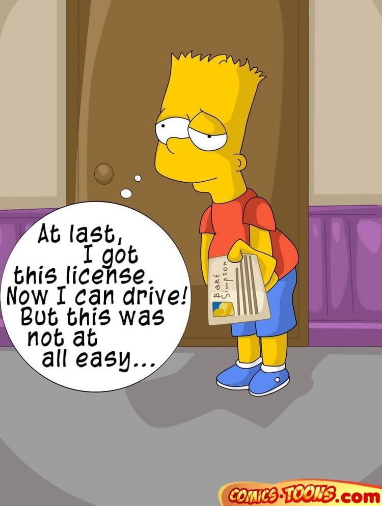 How to get a Driving License ? (The Simpsons) [Comics-Toons] 1 . How to get a Driving License ? - Chapter 1 (The Simpsons) [Comics-Toons] – page 12