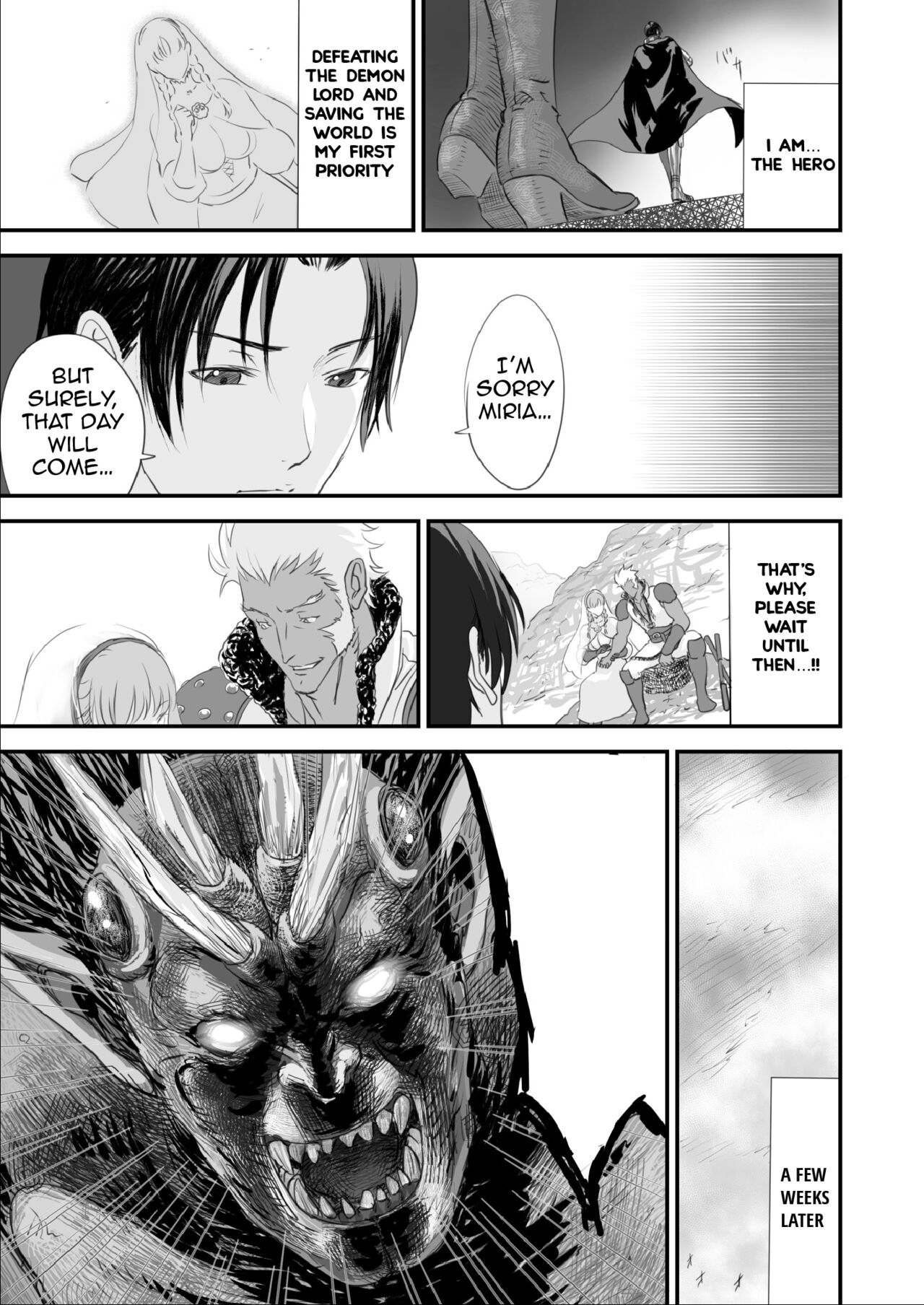 The End of the Line for the Cuckold Hero [Yuugen Sougen] 1 . The End of the Line for the Cuckold Hero  - Chapter 1 [Yuugen Sougen] – page 10