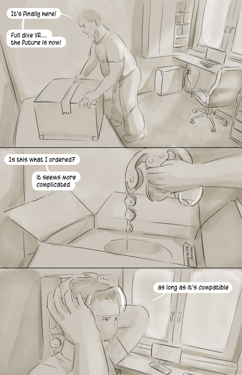 Crossworld VR [SatinMinions] 1 . Crossworld VR - Chapter 1 [SatinMinions] – page 2
