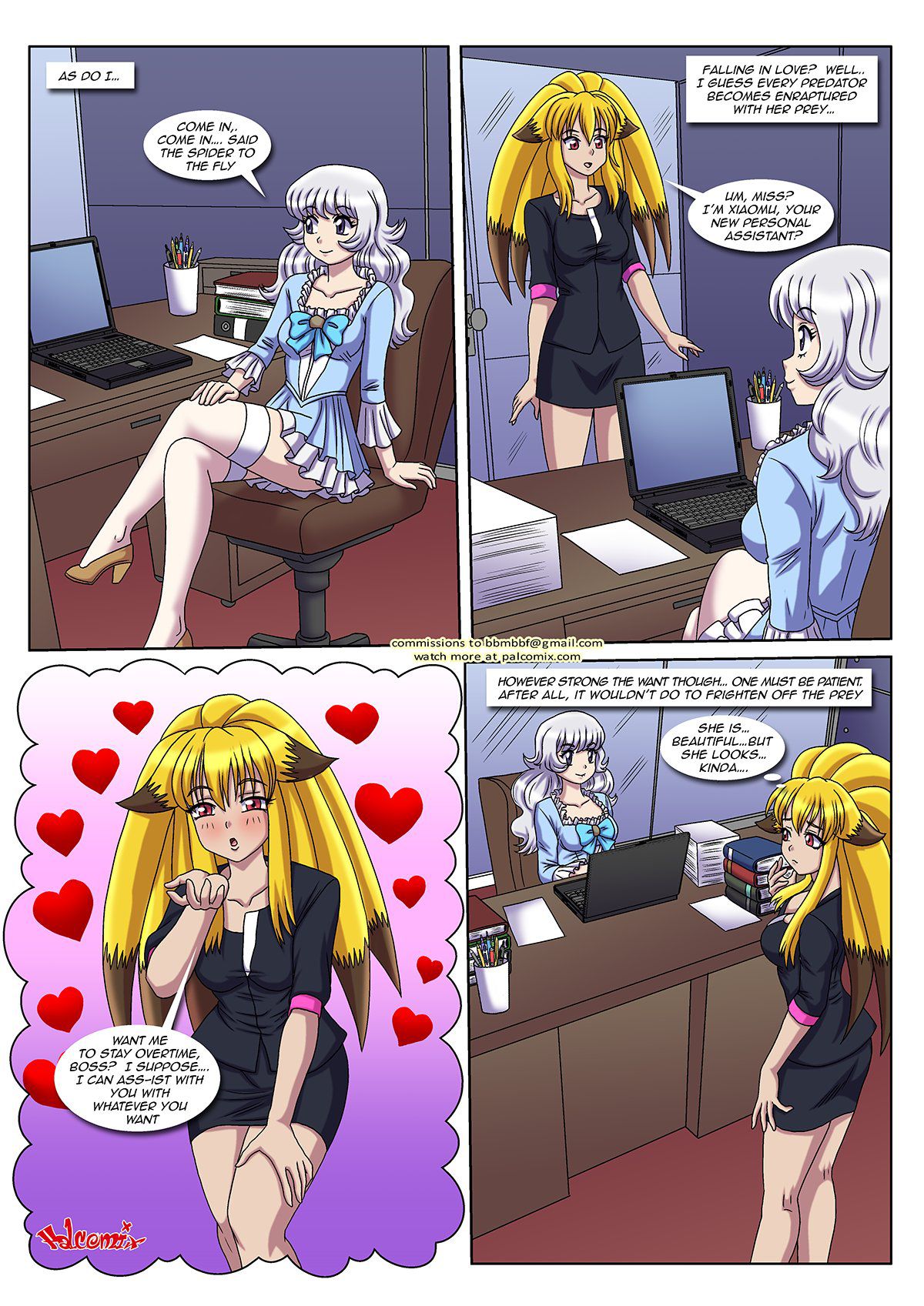 Office Pet (Project X Zone) [Palcomix] 1 . Office Pet - Chapter 1 (Project X Zone) [Palcomix] – page 6