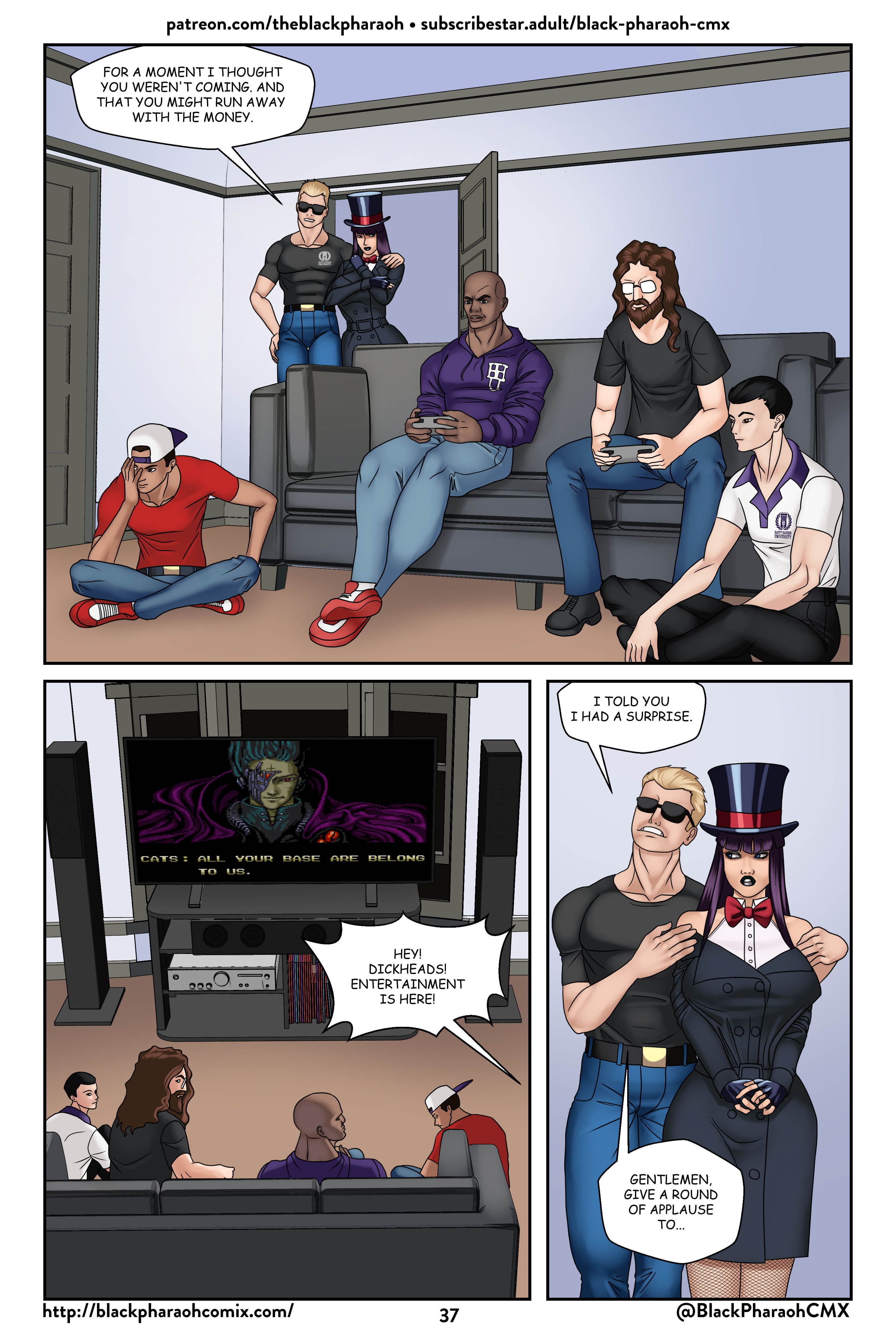 Live Lewd, Dwel Evil (Justice League) [The Black Pharaoh] 2 . Live, Madam Evil - Chapter 2 (Justice League) [The Black Pharaoh] – page 38