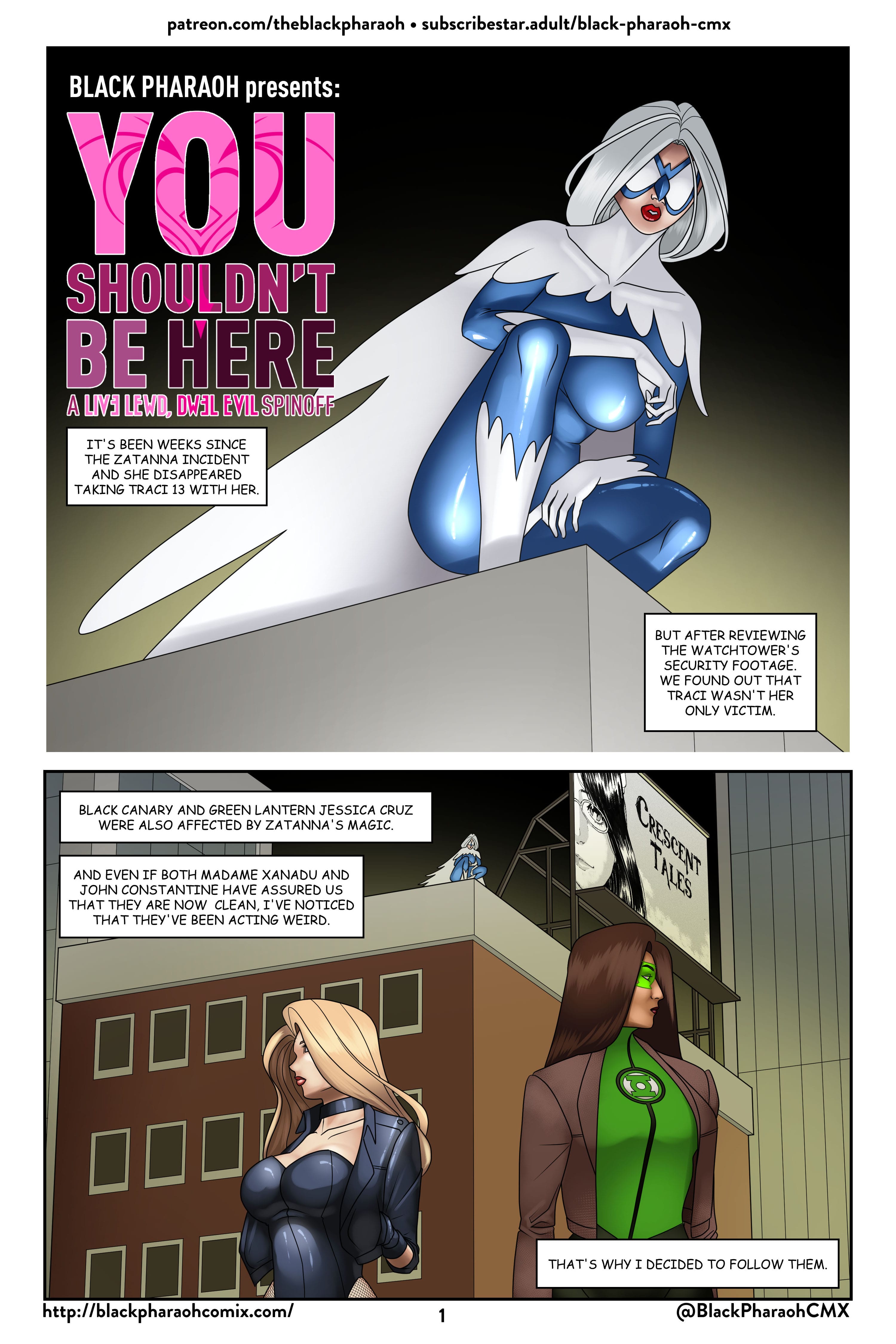 Live Lewd, Dwel Evil (Justice League) [The Black Pharaoh] 1.5 . You Shouldn't Be Here - Chapter 1.5 (Justice League) [The Black Pharaoh] – page 2