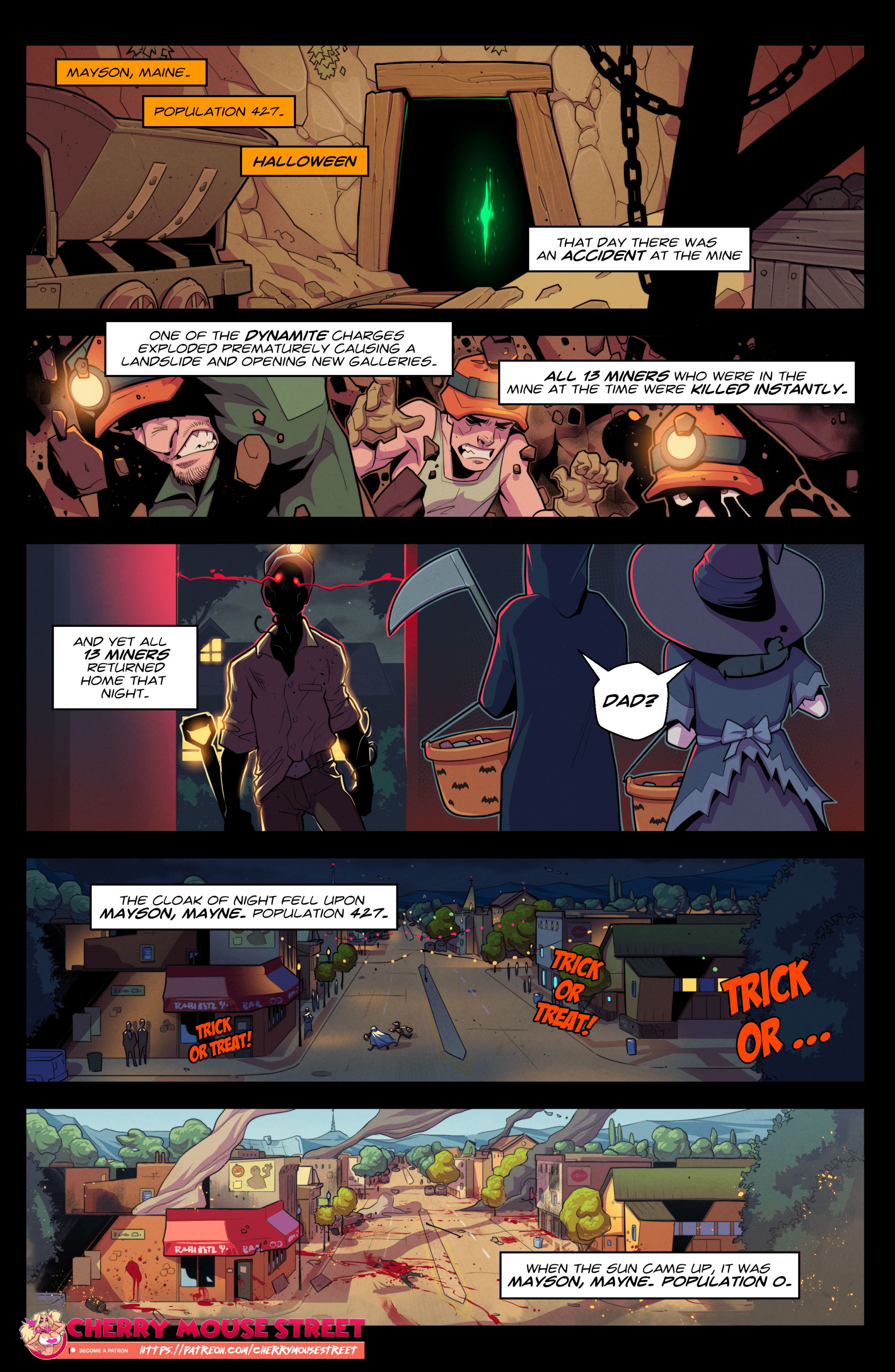 Ride Or Die [Cherry Mouse Street] 0.1 . Ride Or Die - Halloween In Mayson - [Cherry Mouse Street] – page 1