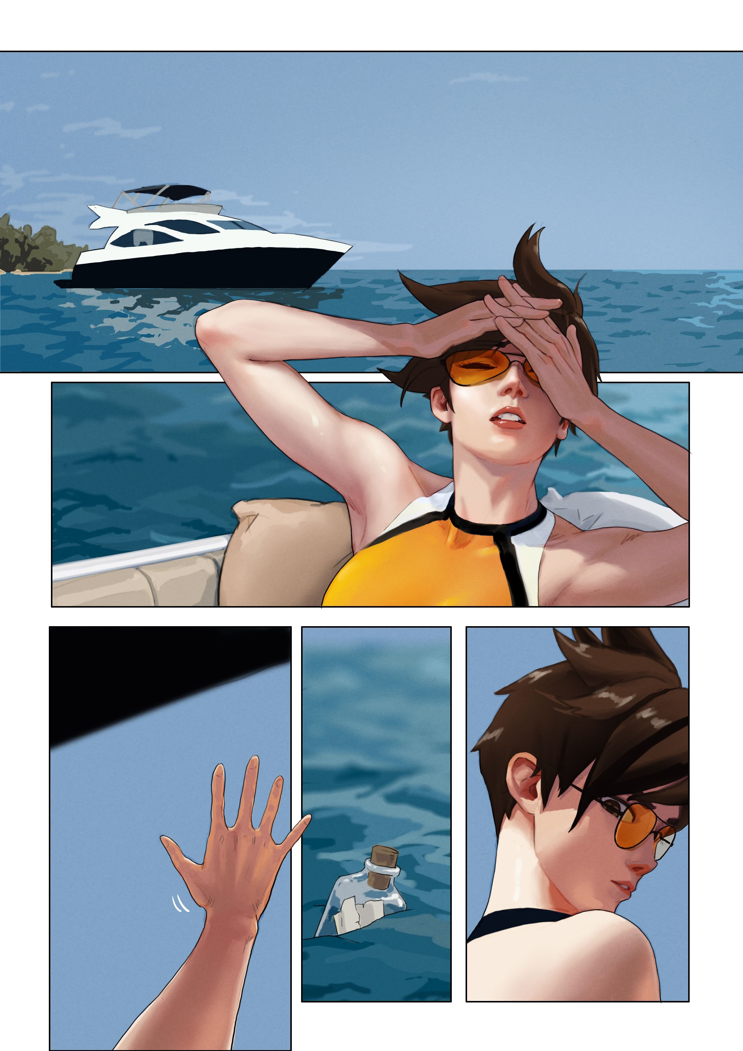 Ghost Fun! (Overwatch) [TSFSingularity , CunCyun] 1 . Ghost Fun!  - Chapter 1 (Overwatch) [TSFSingularity , CunCyun] – page 6