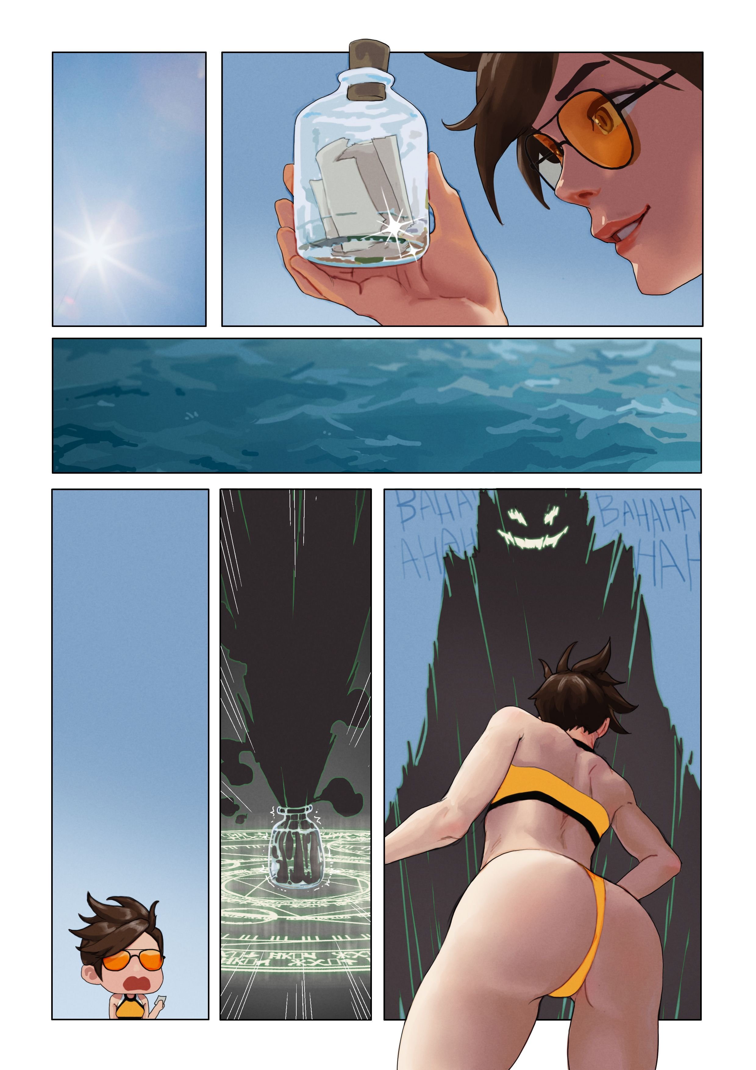 Ghost Fun! (Overwatch) [TSFSingularity , CunCyun] 1 . Ghost Fun!  - Chapter 1 (Overwatch) [TSFSingularity , CunCyun] – page 7