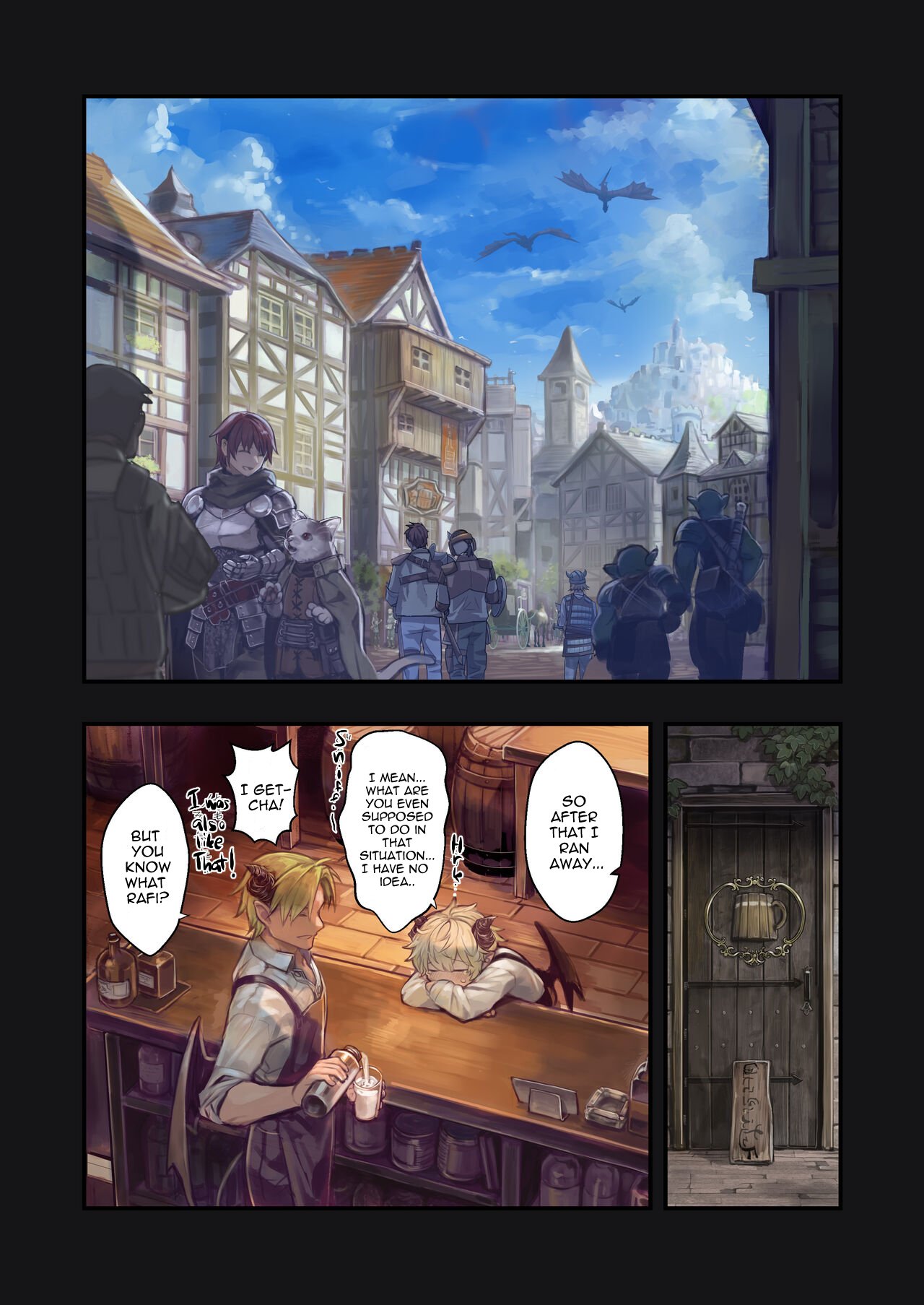 MILK – A story About An Incubus Being Fondled By Two Onee-sans [Komota] 1 . MILK - A story About An Incubus Being Fondled By Two Onee-sans - Chapter 1 [Komota] – page 4