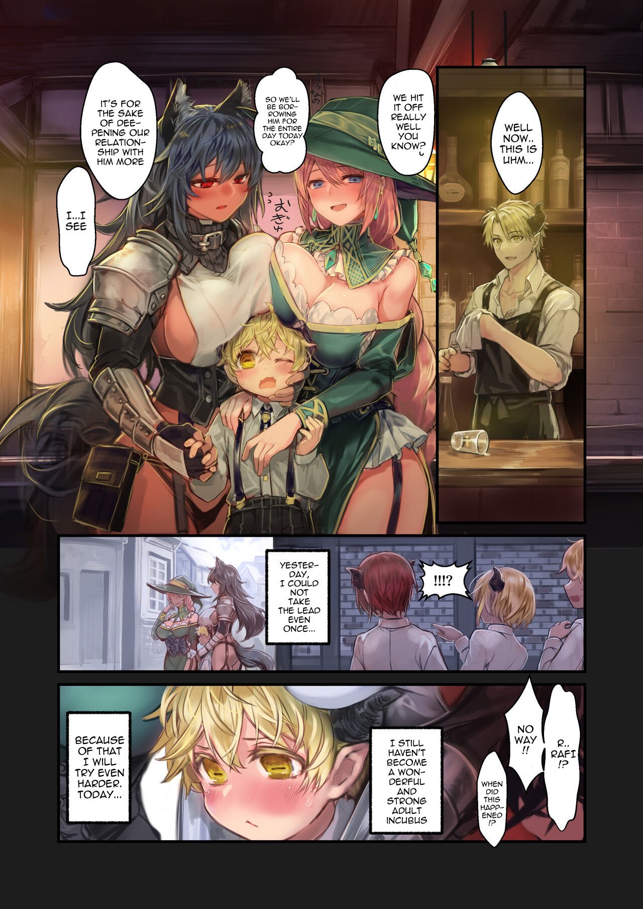 MILK – A story About An Incubus Being Fondled By Two Onee-sans [Komota] 1 . MILK - A story About An Incubus Being Fondled By Two Onee-sans - Chapter 1 [Komota] – page 49