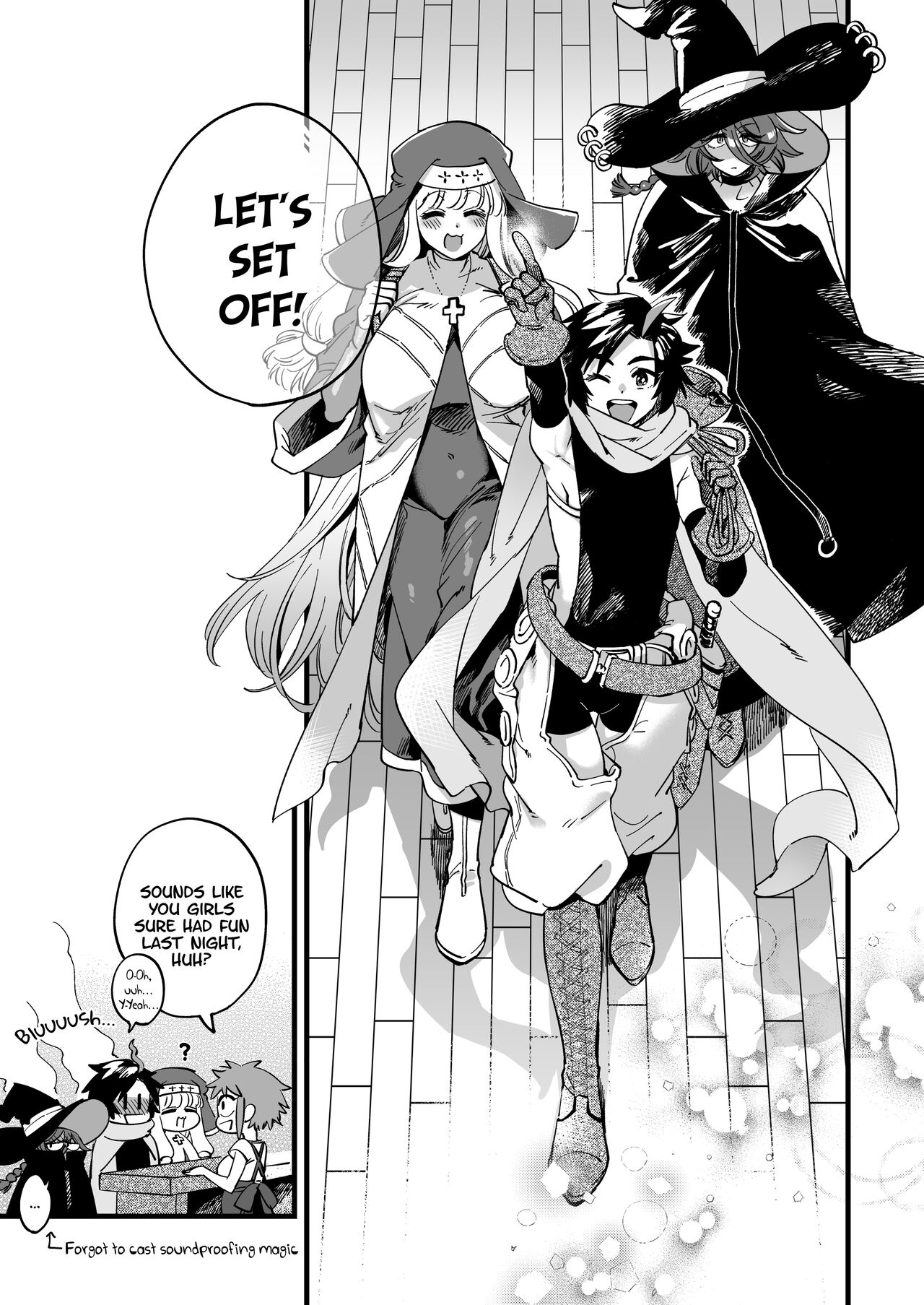 Good friend female adventurer gets messed up at the inn at night [Yukataro] 1 . Good friend female adventurer gets messed up at the inn at night - Chapter 1 [Yukataro] – page 59