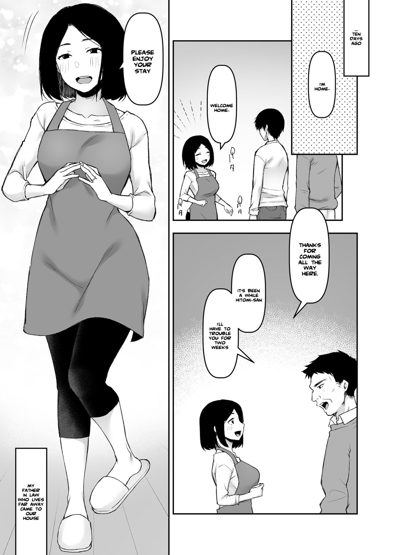 On a Night Alone With My Father In-Law [Touno Itsuki] 1 . On a Night Alone With My Father In-Law  - Chapter 1 [Touno Itsuki] – page 4
