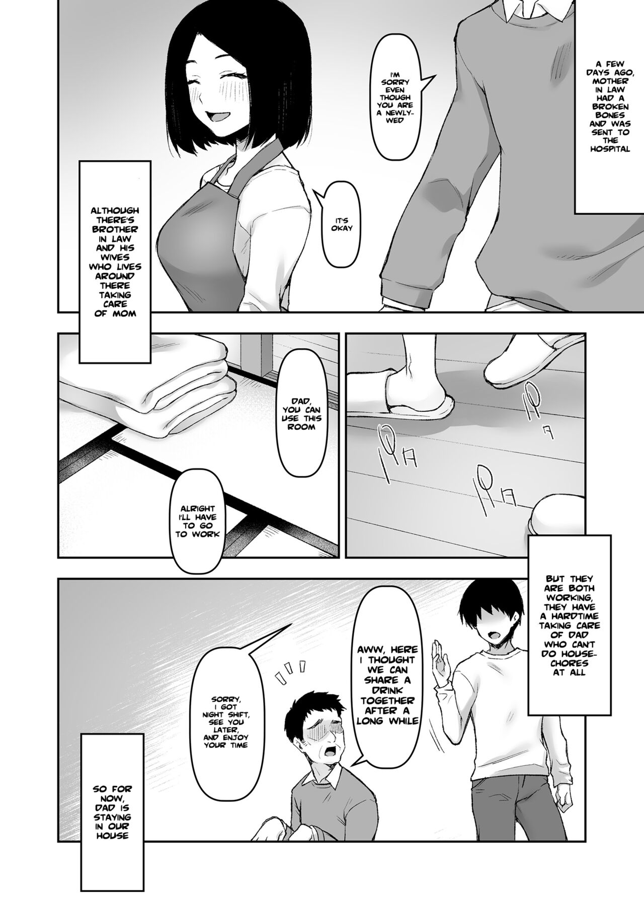 On a Night Alone With My Father In-Law [Touno Itsuki] 1 . On a Night Alone With My Father In-Law  - Chapter 1 [Touno Itsuki] – page 5