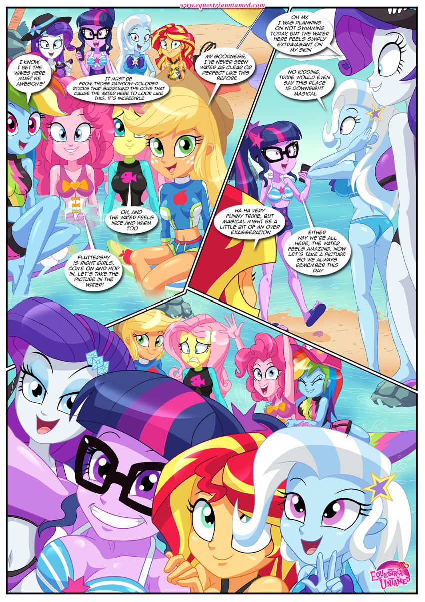 Party at Rainbow Cover (My Little Pony – Equestria Girls) [Palcomix] 1 . Party at Rainbow Cover - Chapter 1 (My Little Pony - Equestria Girls) [Palcomix] – page 3