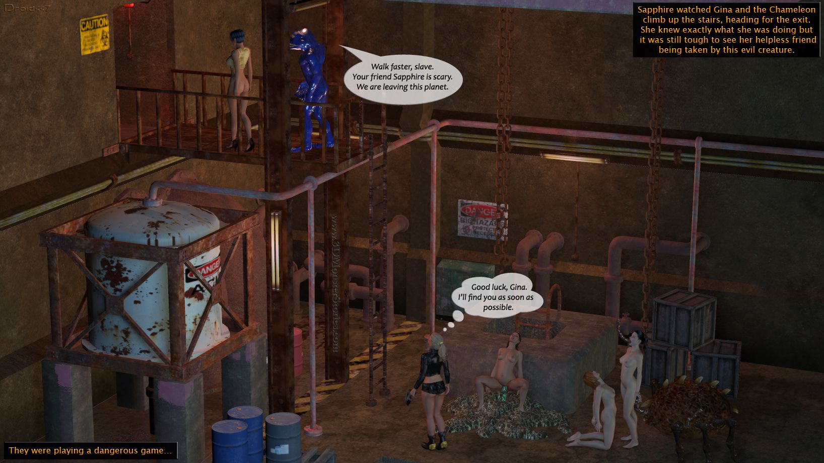 Sapphire’s Quest [3DMonsterStories , Droid447] 3 . Sapphire's Quest - Chameleon - Chapter 3 [3DMonsterStories , Droid447] – page 177
