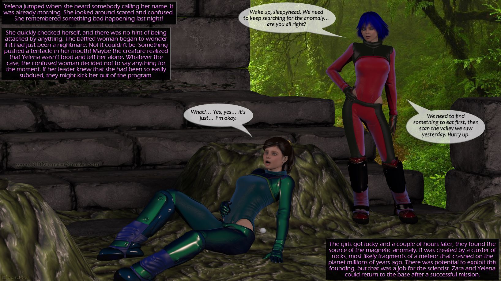 Yelena’s Secret [3DMonsterStories , Droid447] 1 . Yelena's Secret  - Chapter 1 [3DMonsterStories , Droid447] – page 11
