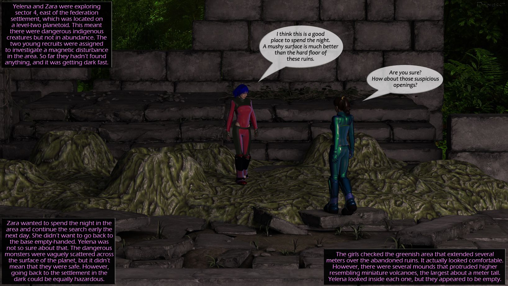 Yelena’s Secret [3DMonsterStories , Droid447] 1 . Yelena's Secret  - Chapter 1 [3DMonsterStories , Droid447] – page 2