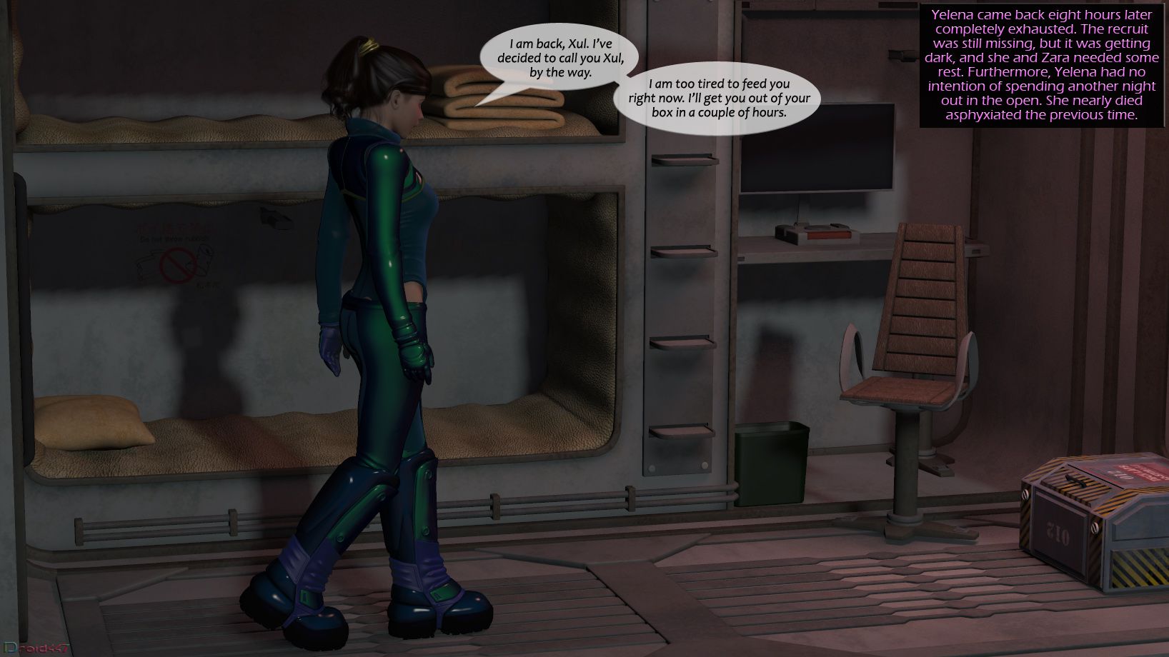 Yelena’s Secret [3DMonsterStories , Droid447] 1 . Yelena's Secret  - Chapter 1 [3DMonsterStories , Droid447] – page 27