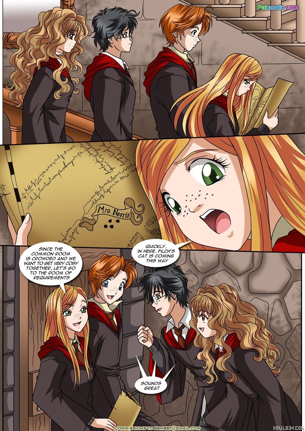 The Surprise Inside – The Room of Requirements (Harry Potter) [Palcomix] 1 . The Surprise Inside - The Room of Requirements - Chapter 1 (Harry Potter) [Palcomix] – page 3