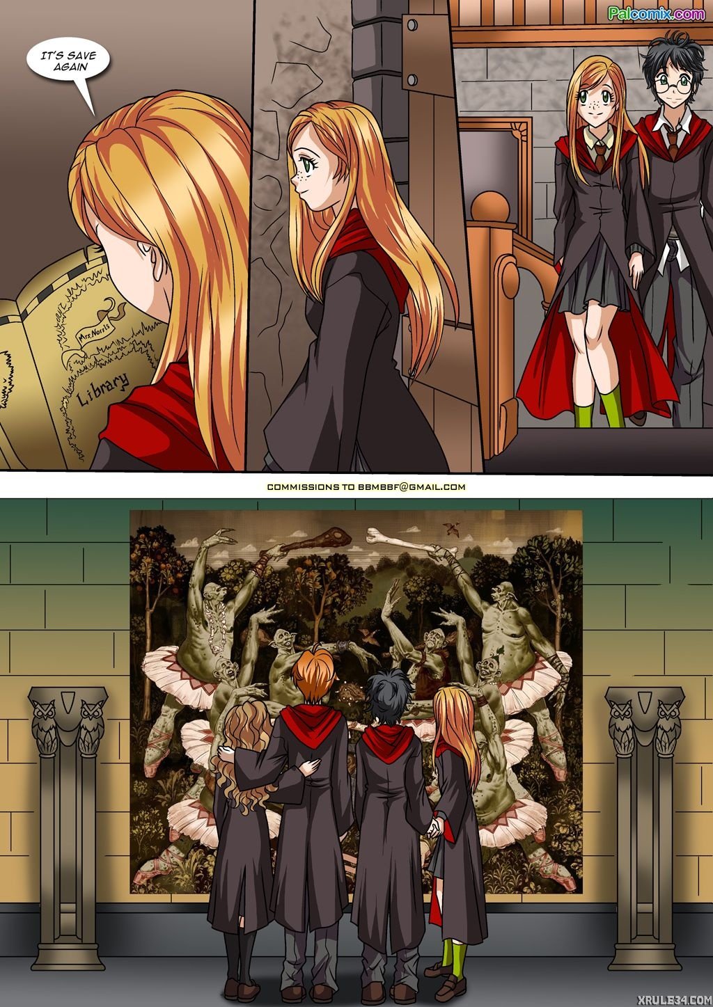 The Surprise Inside – The Room of Requirements (Harry Potter) [Palcomix] 1 . The Surprise Inside - The Room of Requirements - Chapter 1 (Harry Potter) [Palcomix] – page 4