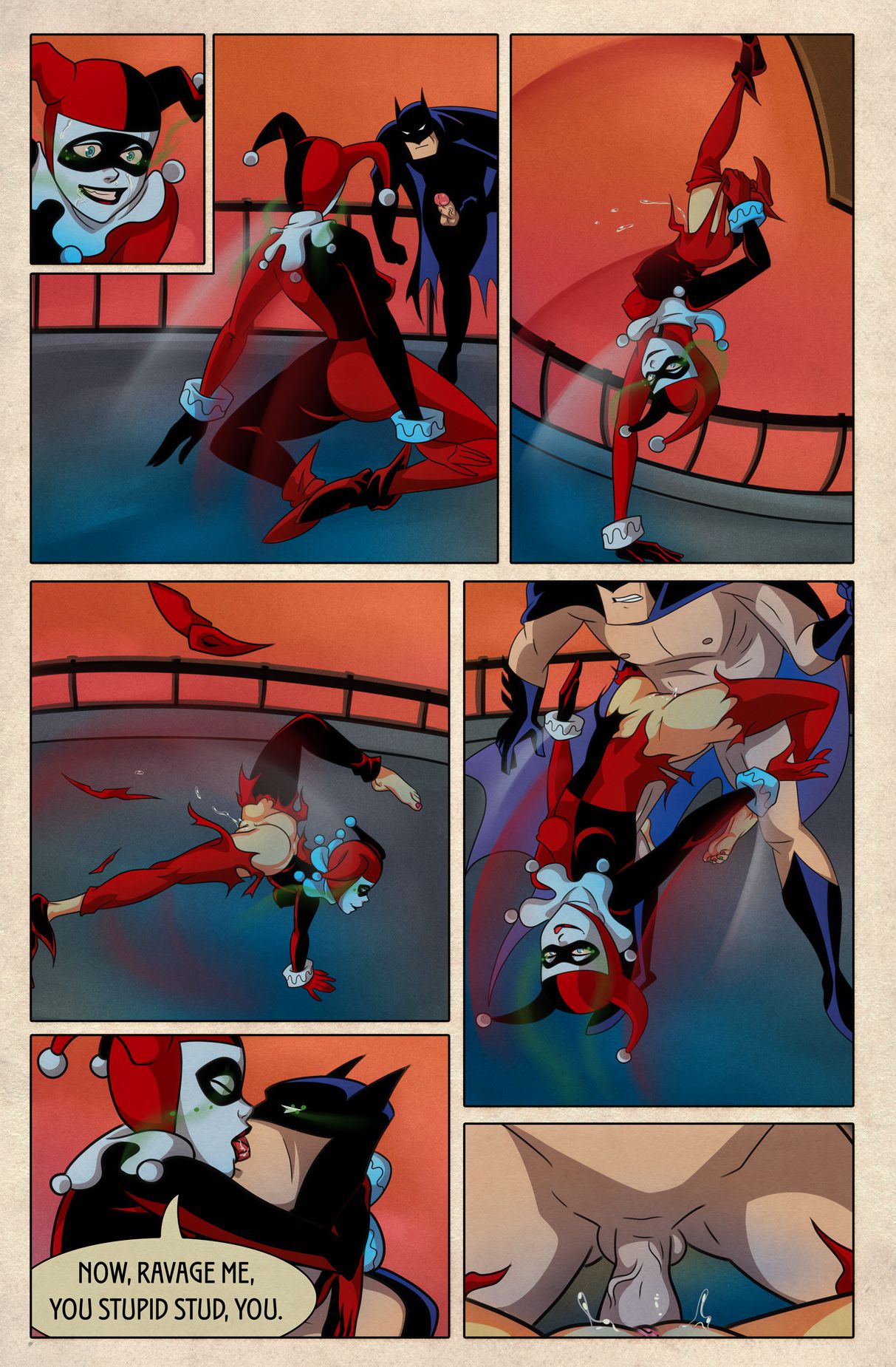 Harley’s Tricks (Batman) [Elmrtev] 1 . Harley's Tricks  - Chapter 1 (Batman) [Elmrtev] – page 12