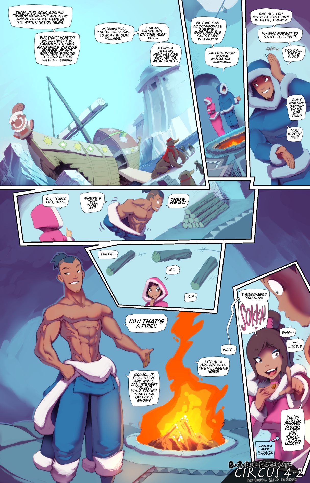 Circus 4-2 (Avatar: The Last Airbender) [Fred Perry] 1 . Circus 4-2 - Chapter 1 (Avatar: The Last Airbender) [Fred Perry] – page 1
