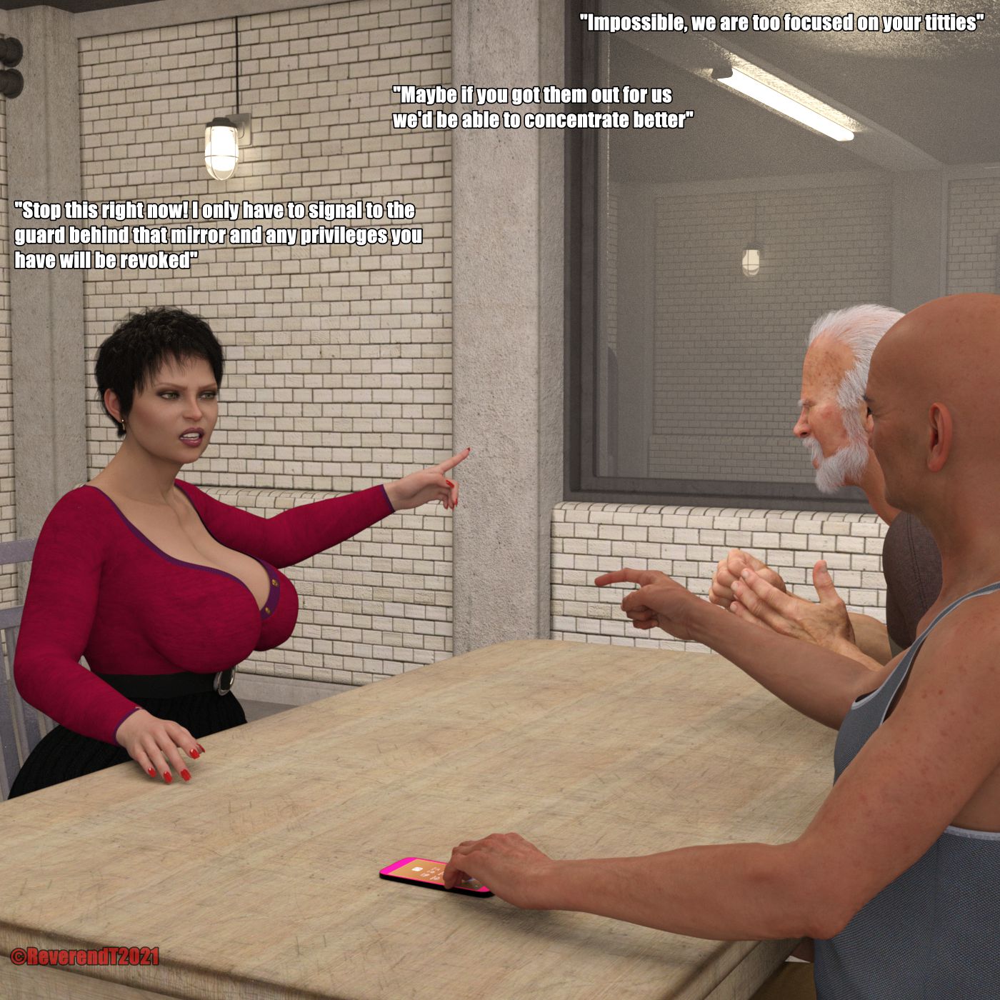 The Interview [ReverendT69] 1 . The Interview  - Chapter 1 [ReverendT69] – page 7