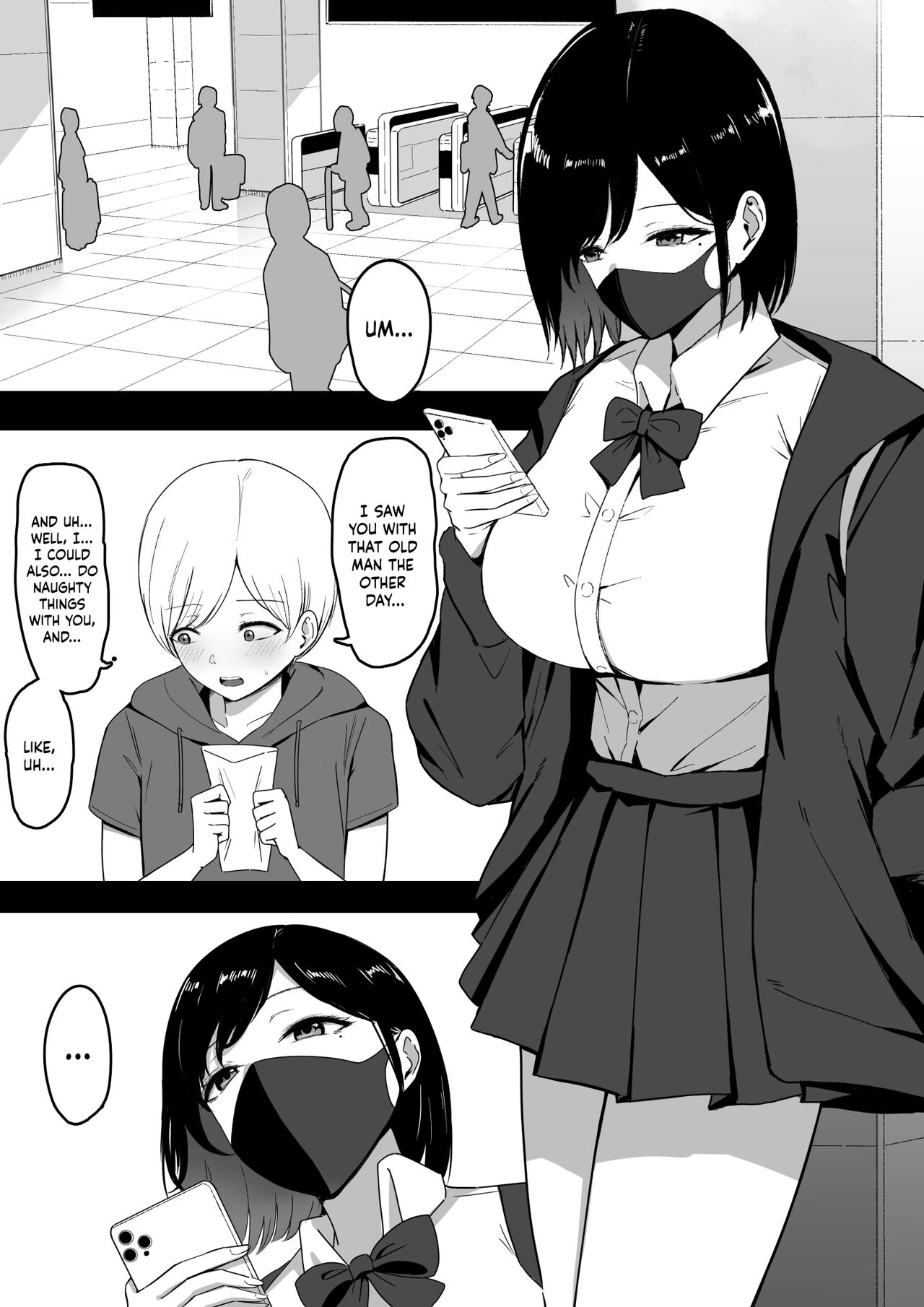 Stealthy Sexcapades with a Slutty Gyaru Skank [Shirasudon] 1 . Stealthy Sexcapades with a Slutty Gyaru Skank - Chapter 1 [Shirasudon] – page 3
