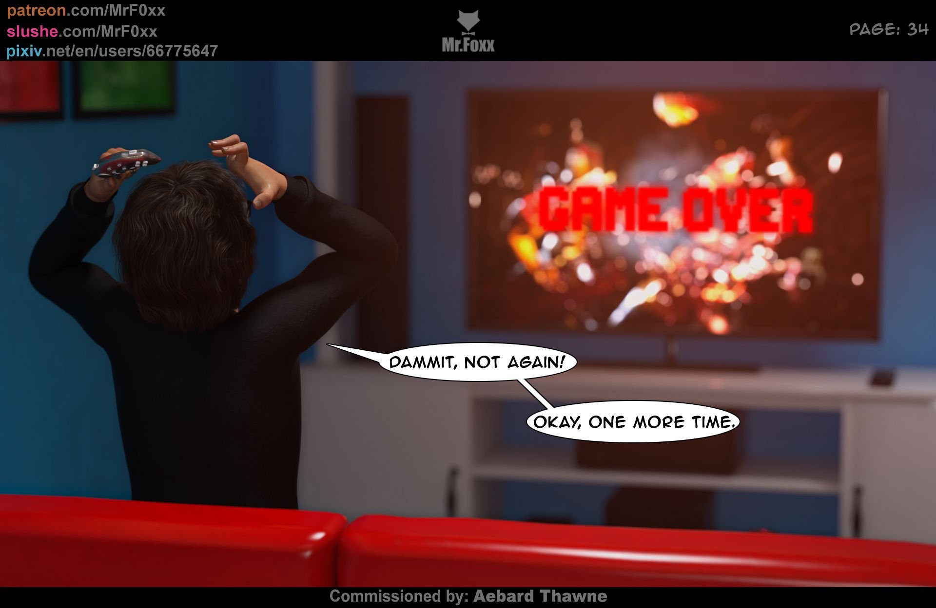 Game Over [Mr.FOXX] 1 . Game Over - Chapter 1 [Mr.FOXX] – page 34