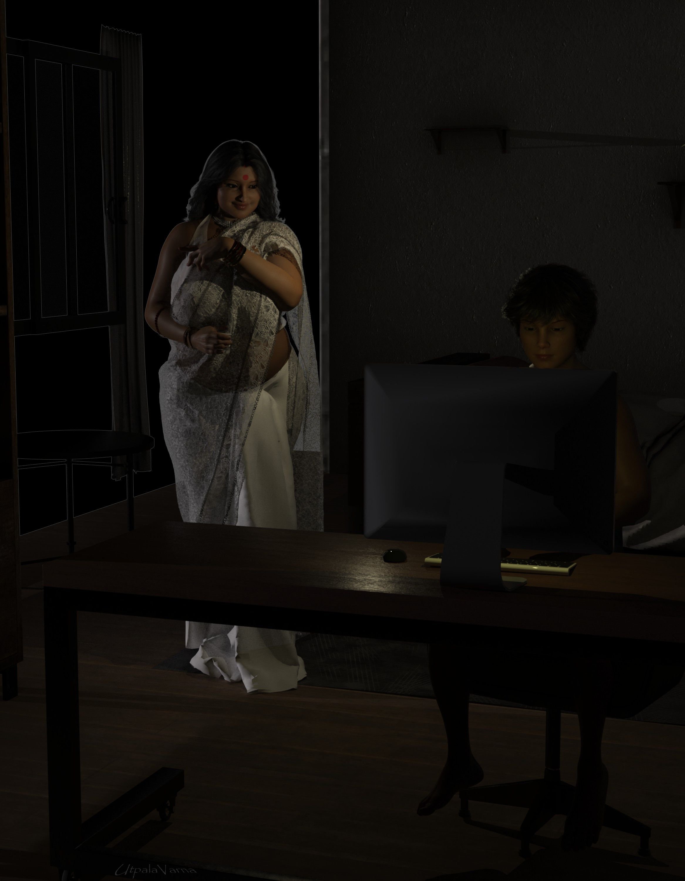 Artworks And Comics [Utpala Varna] First Night - [Utpala Varna] – page 3