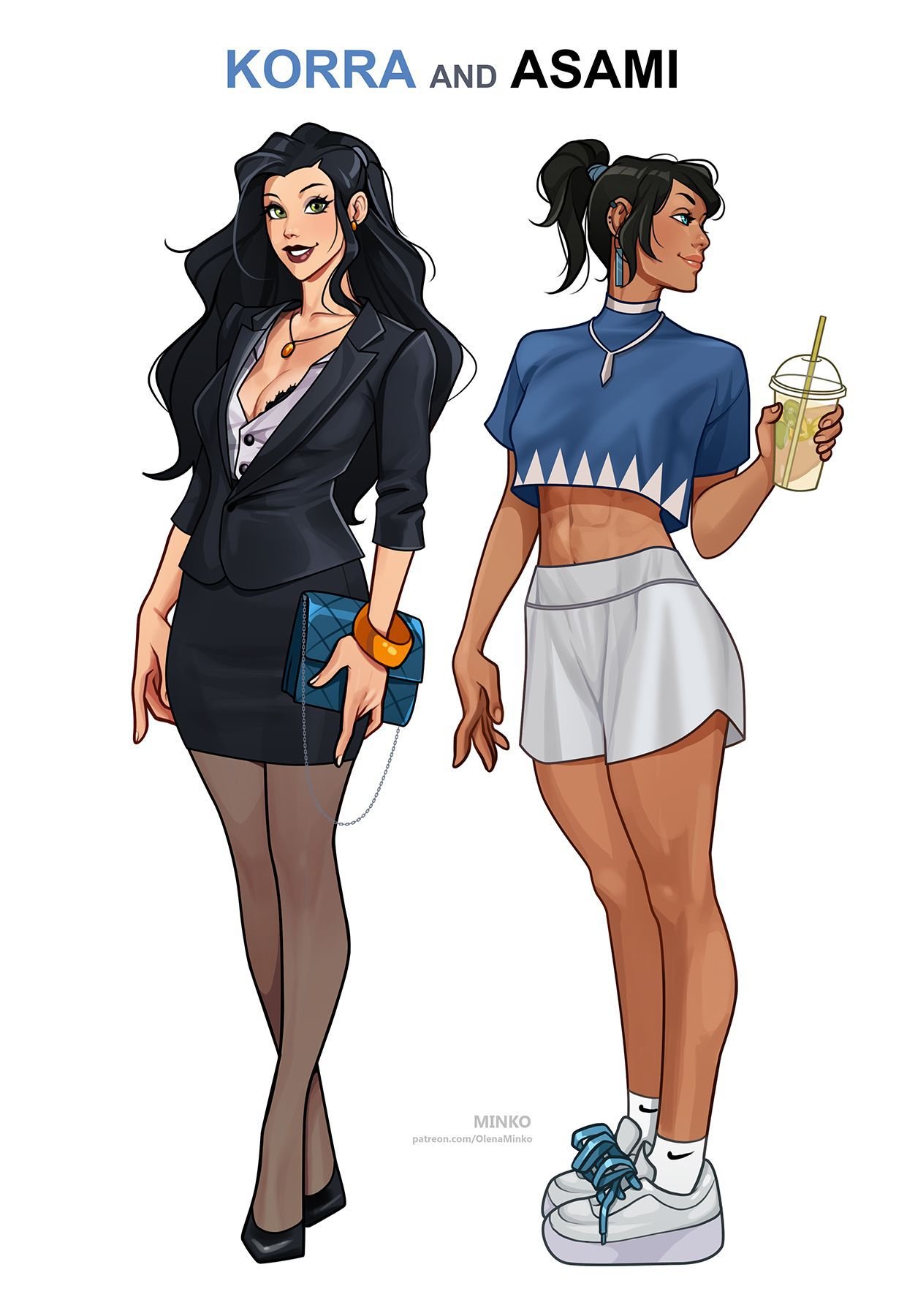 Korra and Asami: Office Story (The Legend of Korra) [Olena Minko] 1 . Korra and Asami: Office Story  - Chapter 1 (The Legend of Korra) [Olena Minko] – page 1