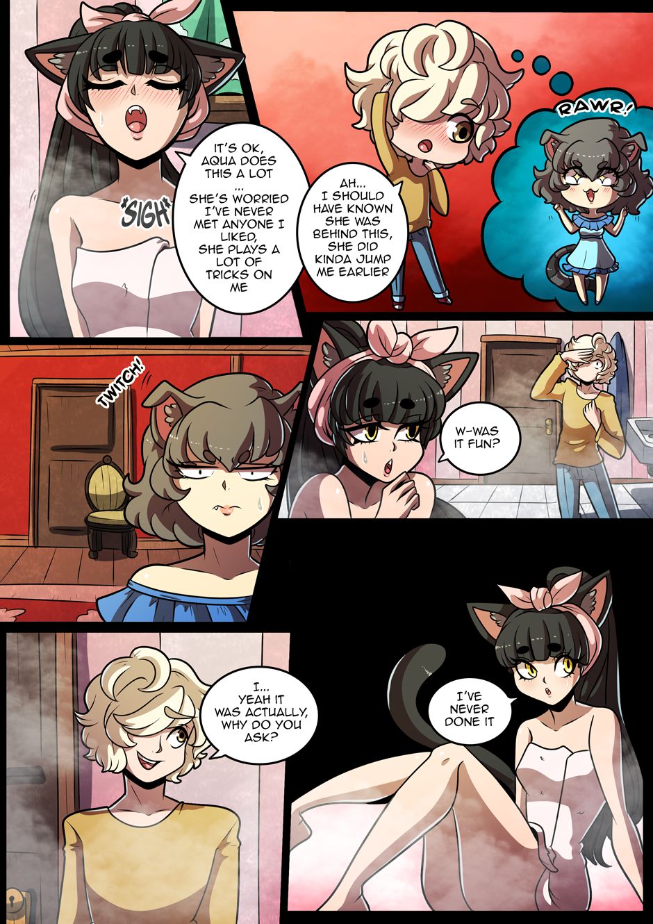 Feline Château [Kinkymation] 3 . Feline Chateau - Chapter 3 [Kinkymation] – page 13